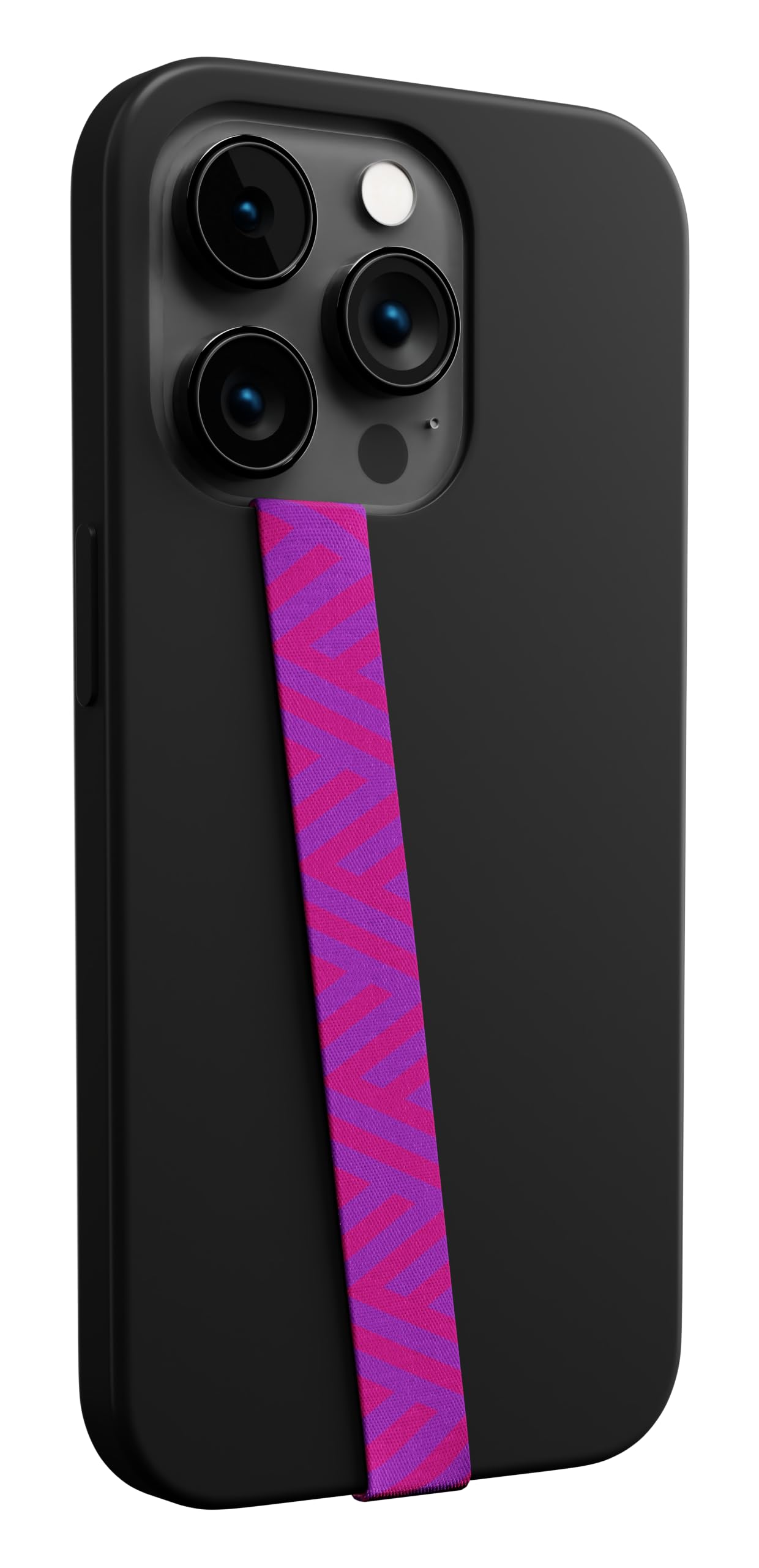 Non-Elastic Phone Grip Strap - Small Lightweight Discreet Finger Holder for Cell Phones | Secure One-Handed Use While Texting, Gaming, or Taking Photos