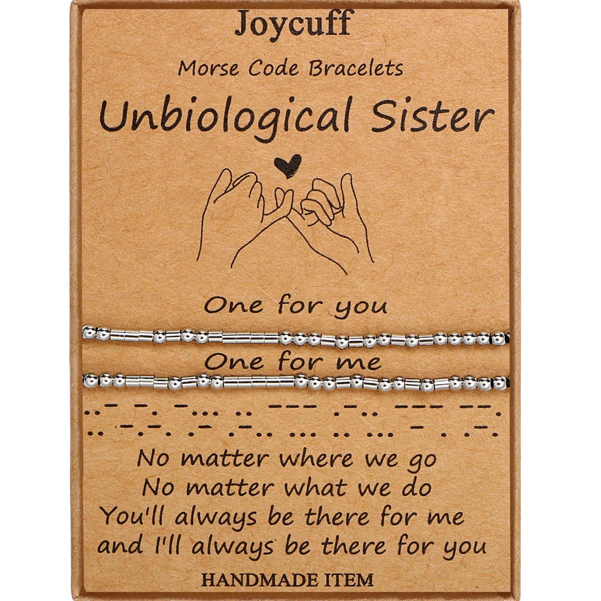Inspirational Morse Code Bracelet for Women & Men - Adjustable Beaded Wrap Bracelet Jewelry for Birthday, Christmas Gifts (Daughter, Mom, Dad, Sister, Aunt) - Encouragement Gift for Him or Her - Perfect for Daily Wear, Special Occasions & Motivational Gifting