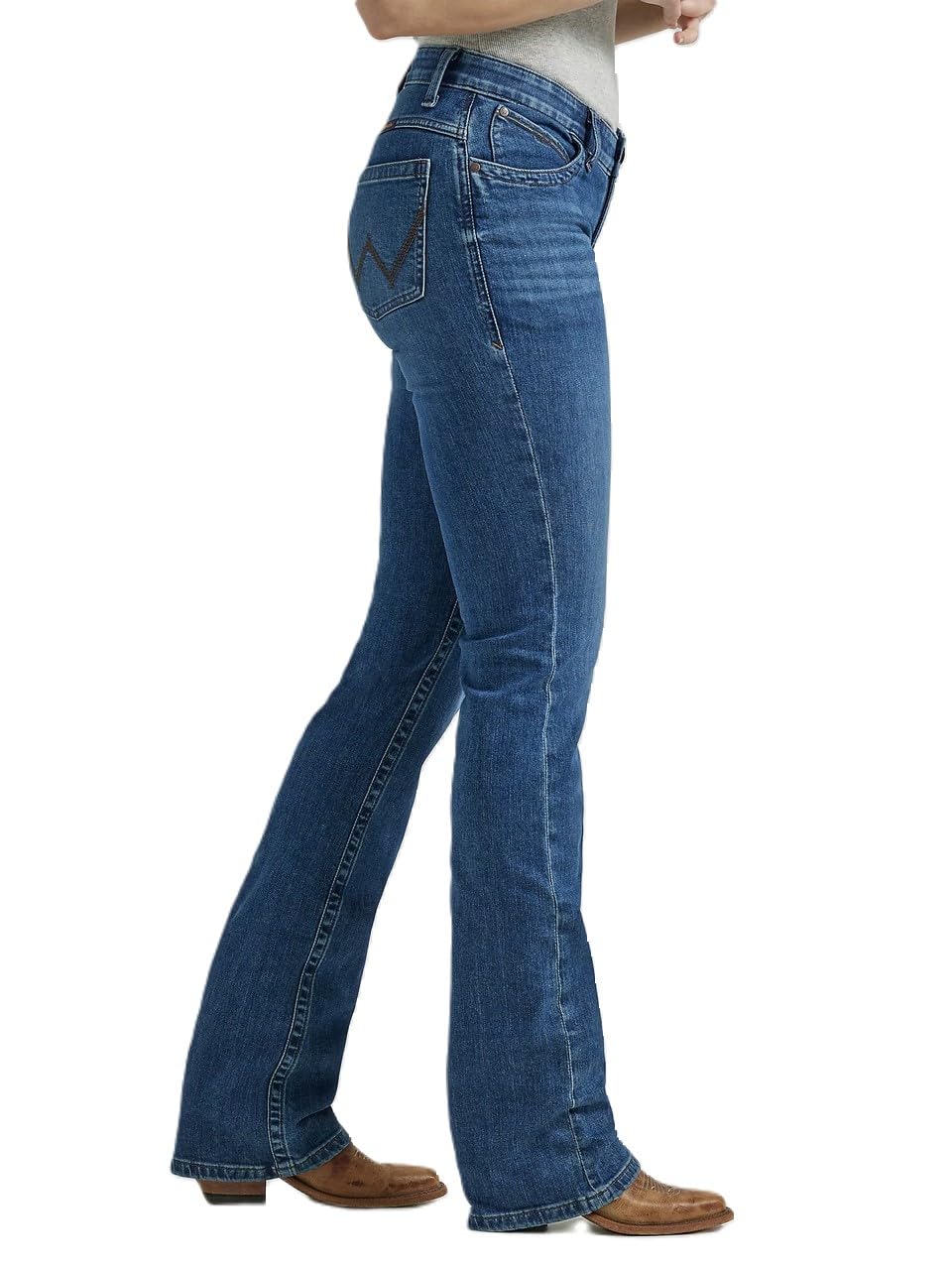 Wrangler Women's Ultimate Riding Willow Bootcut Jeans - Comfortable Cowgirl Jeans for Horseback Riding & Western Fashion | Perfect for Rodeo, Ranch Work & Casual Wear