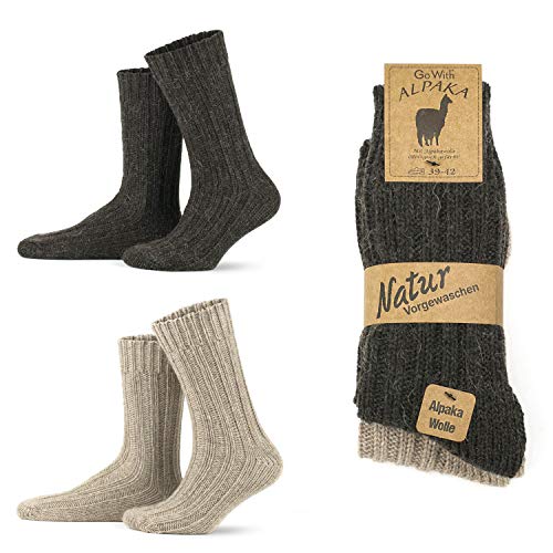 Beige/Brown - 2 Pairs