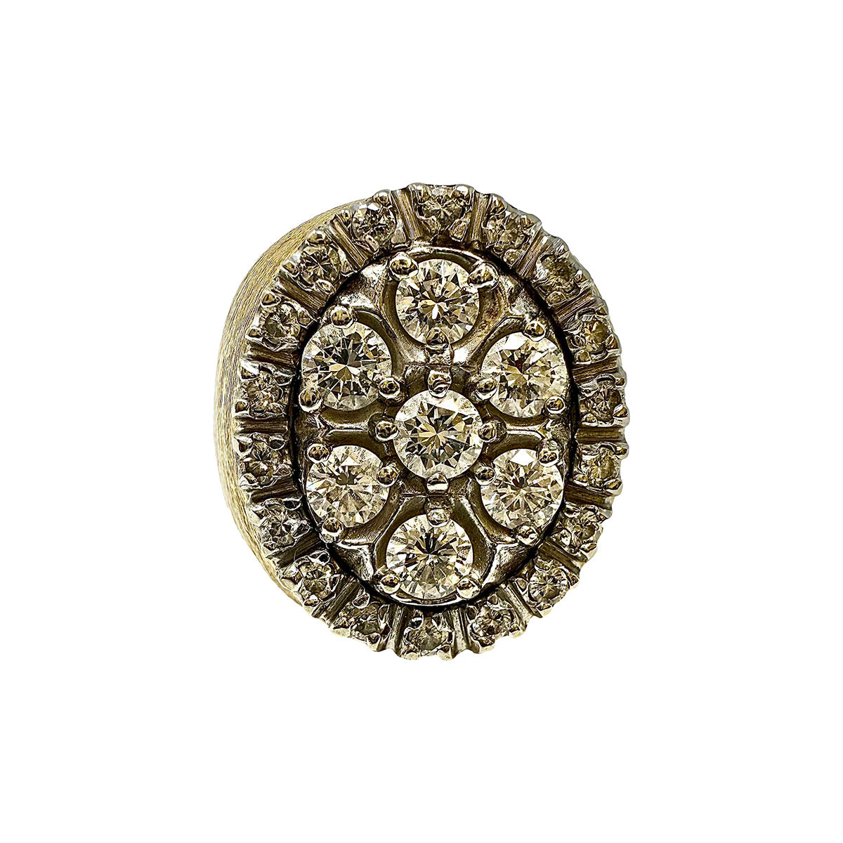 14K Gold Diamond Signet Ring for Men & Women - Luxury Engraved Pinky Ring - Perfect for Gifts, Weddings & Special Occasions