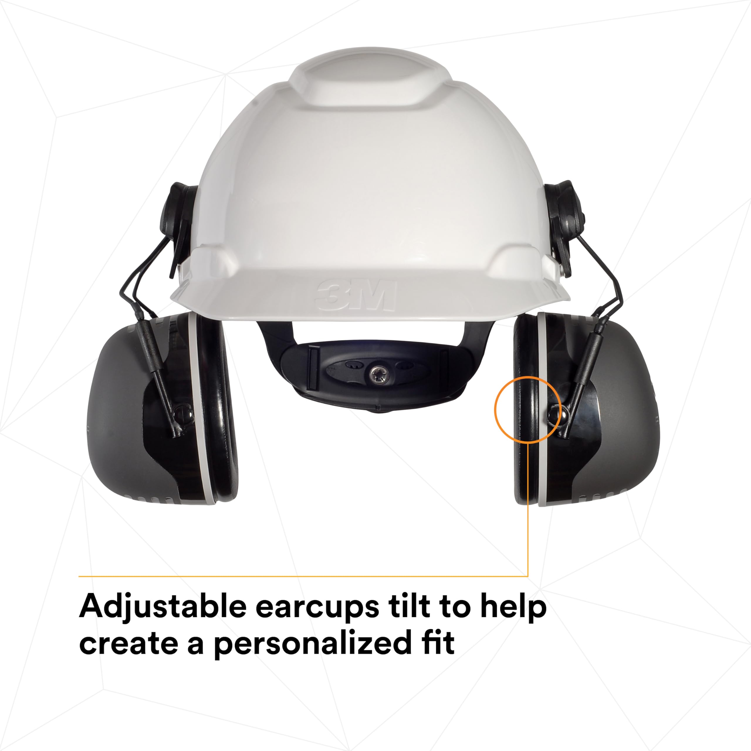 3M PELTOR X5 Series Ear Muffs - NRR 21 dB Noise Reduction Hearing Protection for Construction, Manufacturing & Automotive Workers | Safety Gear for Loud Work Environments