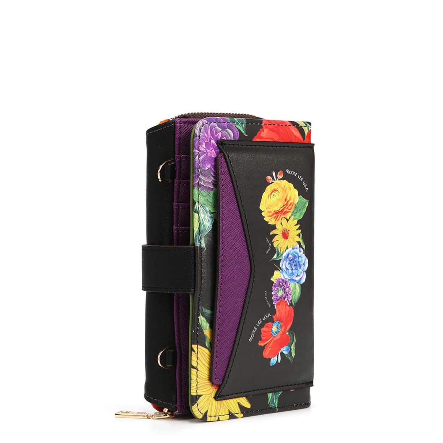 Stylish Trifold Phone Case with Crossbody Wallet - Perfect for Hands-Free Convenience While Shopping, Traveling, or Running Errands