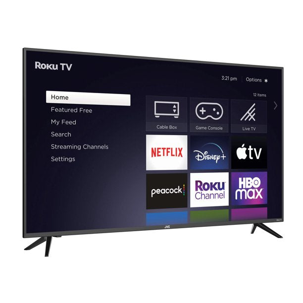 JVC 43-Inch 4K Ultra HD Smart QLED Roku TV (LT-43MAW804) - Perfect for Home Theater, Gaming & Streaming Entertainment