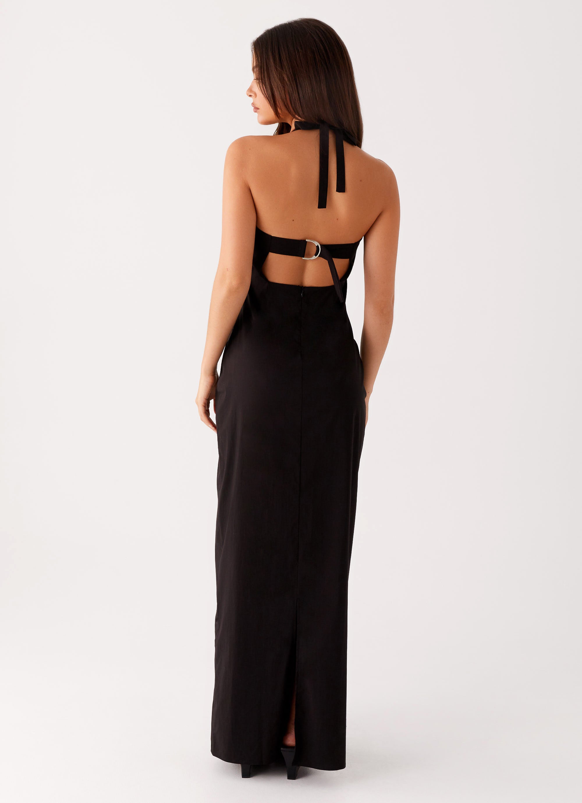 Cheryl Maxi Dress for Women - Elegant Black Long Dress for Summer, Beach, Party & Evening Wear