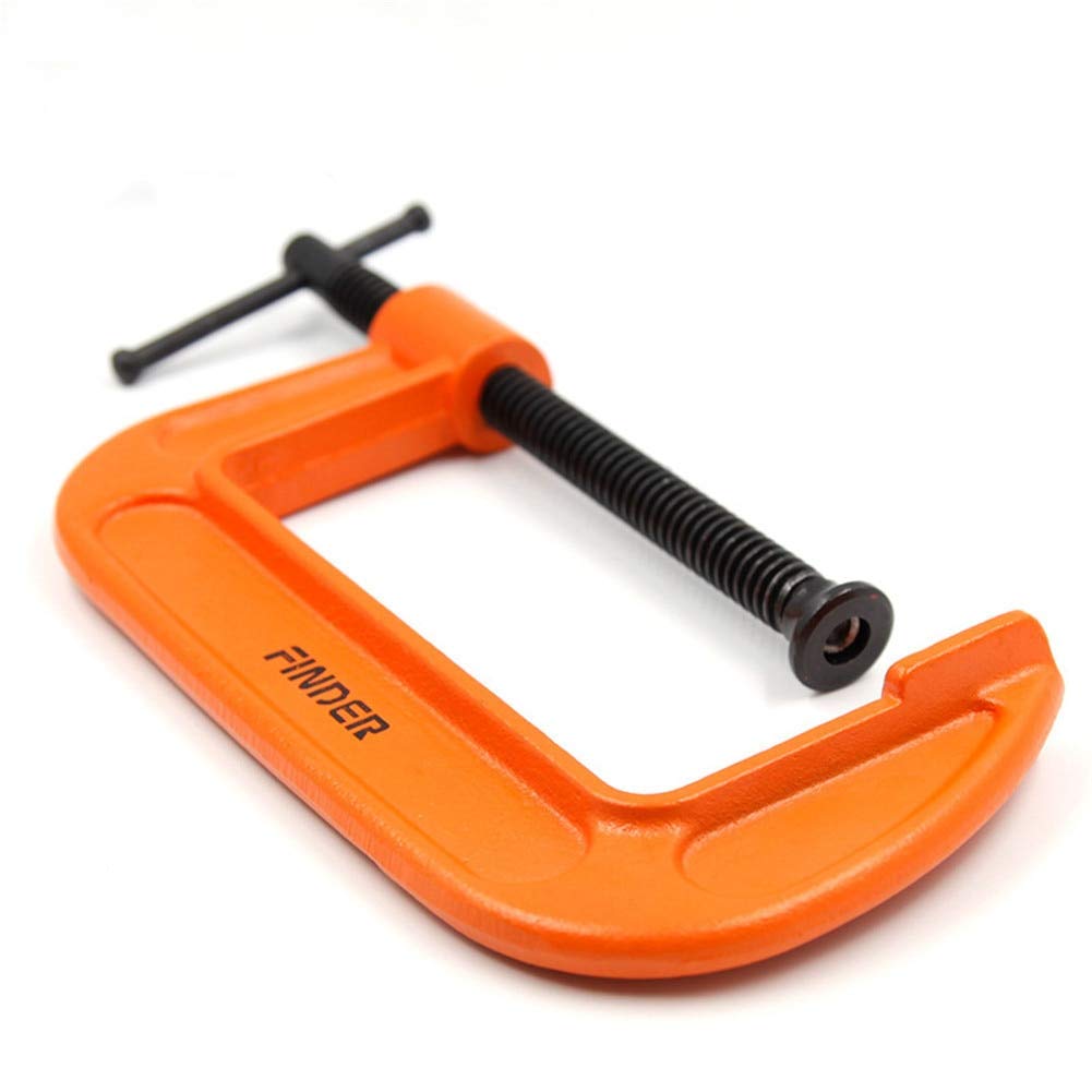 Ochoos Heavy Duty Adjustable G-Type Woodworking Clamp (1 Inch) - Perfect for DIY Carpentry, Furniture Making & Wood Crafting Projects