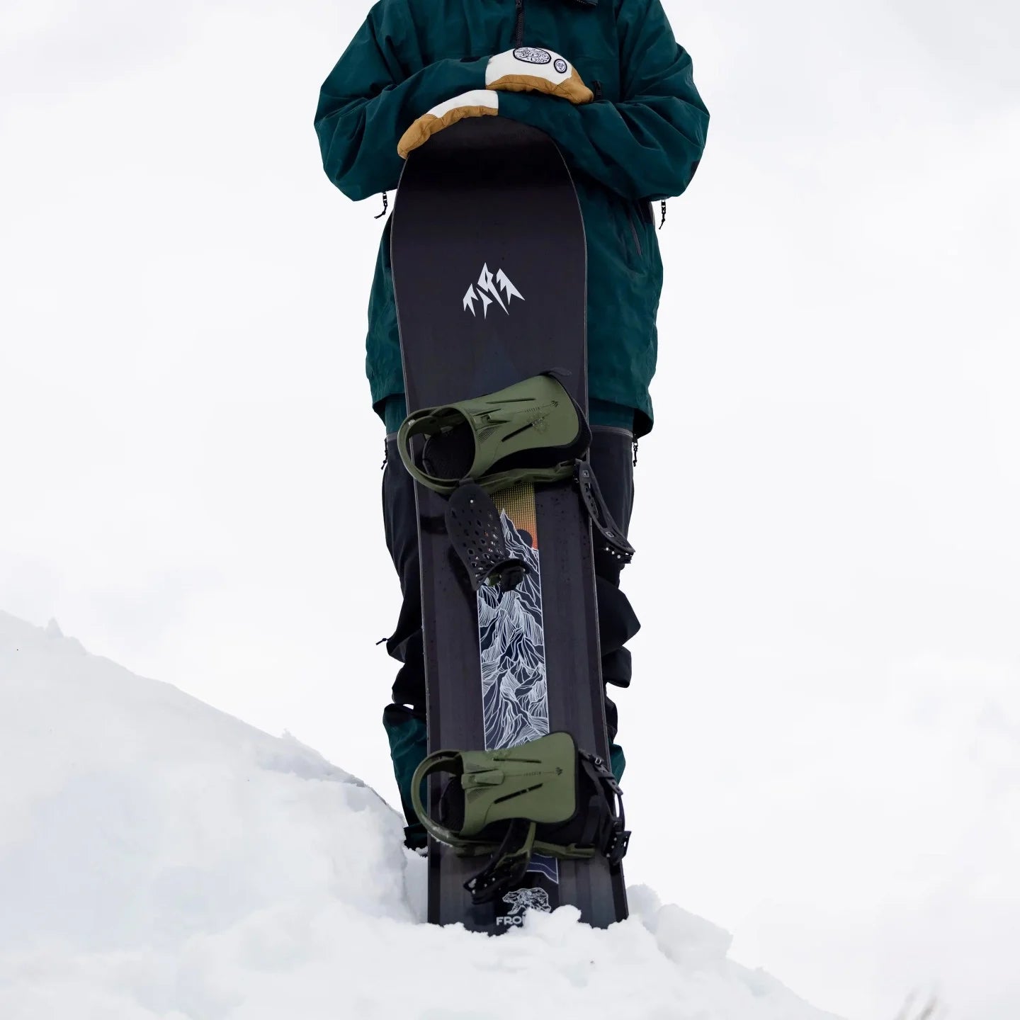 Jones Frontier Snowboard 2025 - All-Mountain Freeride Snowboard for Men & Women | Powder, Backcountry & Resort Riding | Durable Construction for Advanced Riders