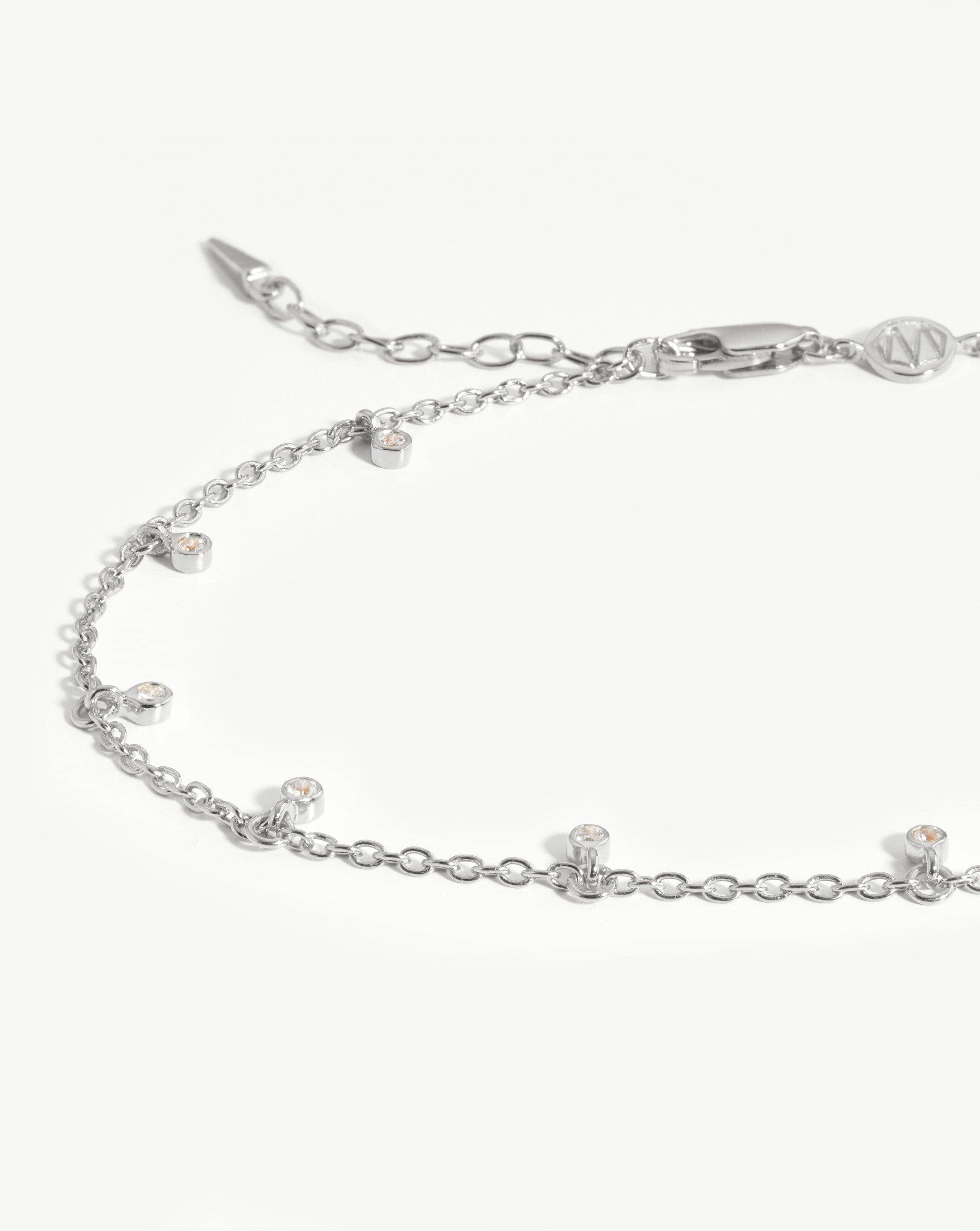 Interstellar Drop Anklet - Elegant Silver Star Charm Ankle Bracelet for Women | Perfect for Beach, Festival, and Everyday Wear