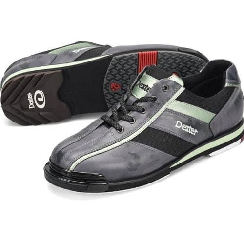 Dexter Men's SST 8 Pro Bowling Shoes - Grey Camo/Metallic Green - Right & Left Hand Options - Perfect for League Play & Tournament Bowling