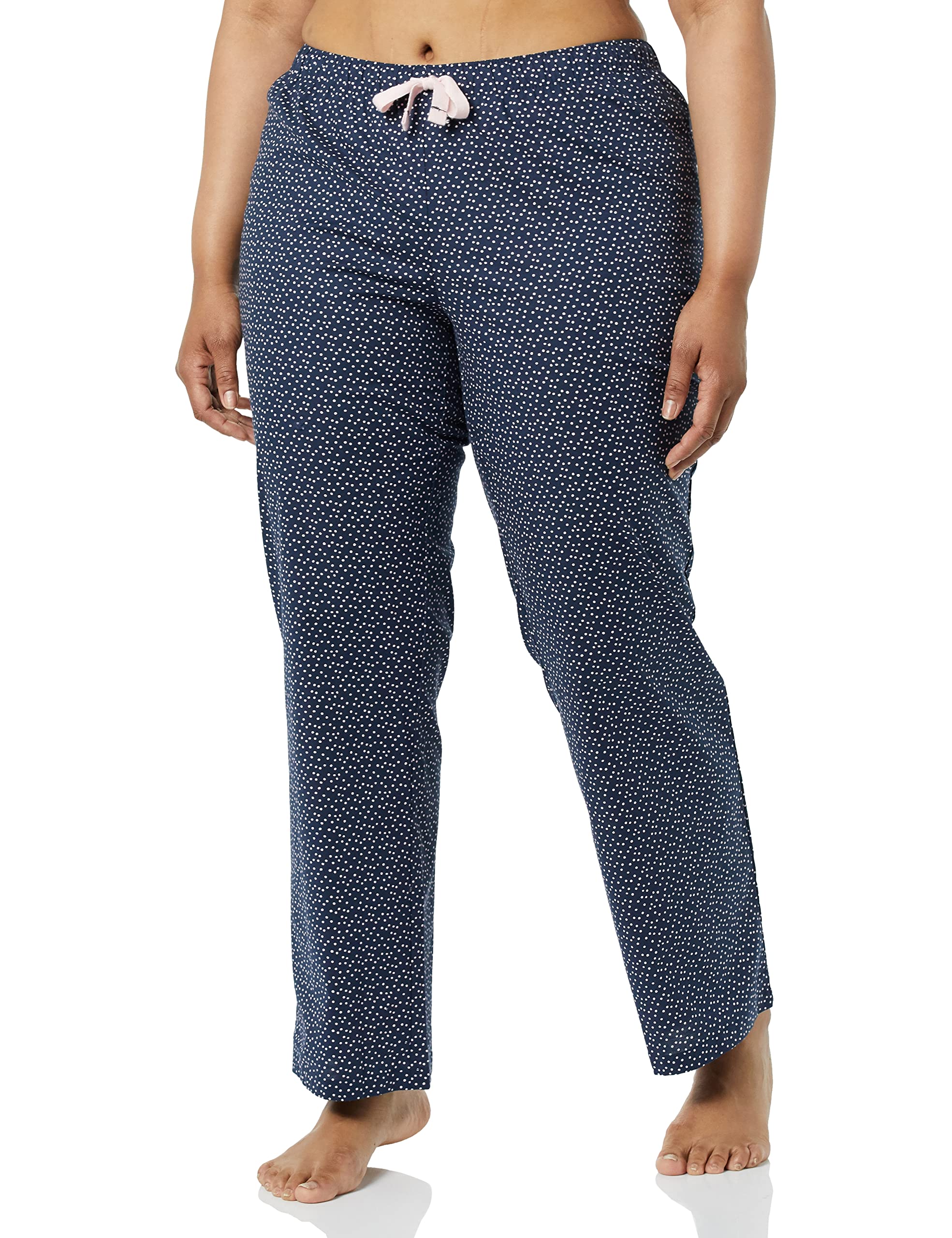 Amazon Essentials Women's Poplin Sleep Pants - Soft & Breathable Lounge Pajama Bottoms for Relaxing at Home, Travel & Comfortable Nightwear
