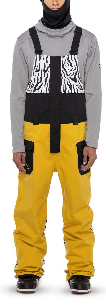 686 Frontier Shell Bib Snow Pants for Men & Women - Waterproof & Insulated Winter Ski Bib Overalls (2022-2023) - Perfect for Skiing, Snowboarding & Cold Weather Activities