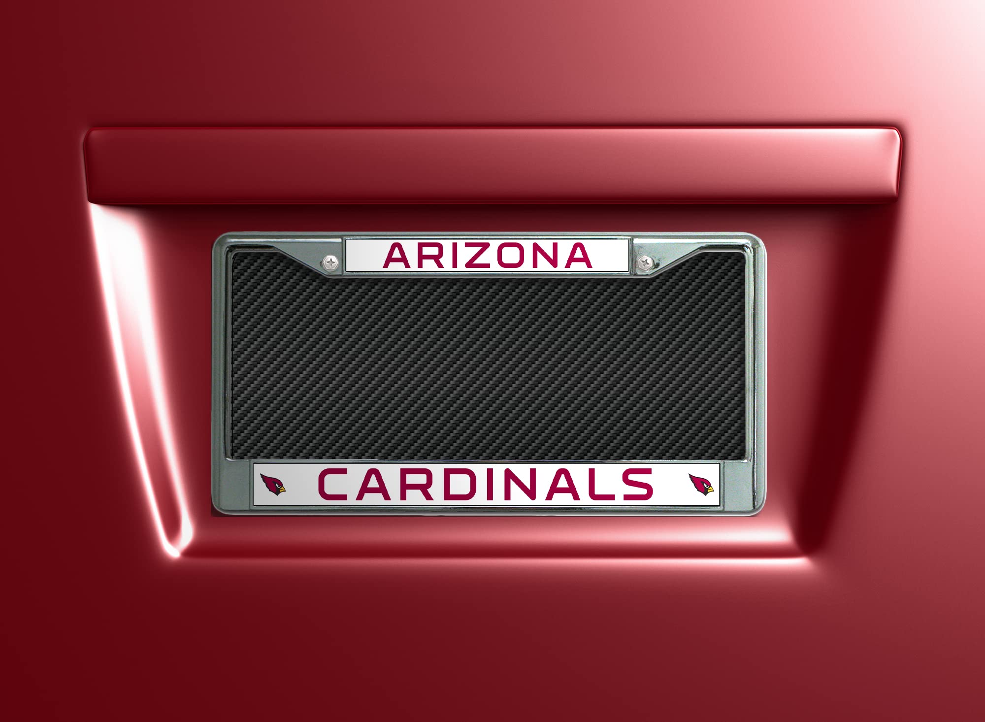 NFL Chrome License Plate Frame - Team Logo Car Accessory for Football Fans | Perfect for Tailgating, Game Day & Showcasing Team Spirit