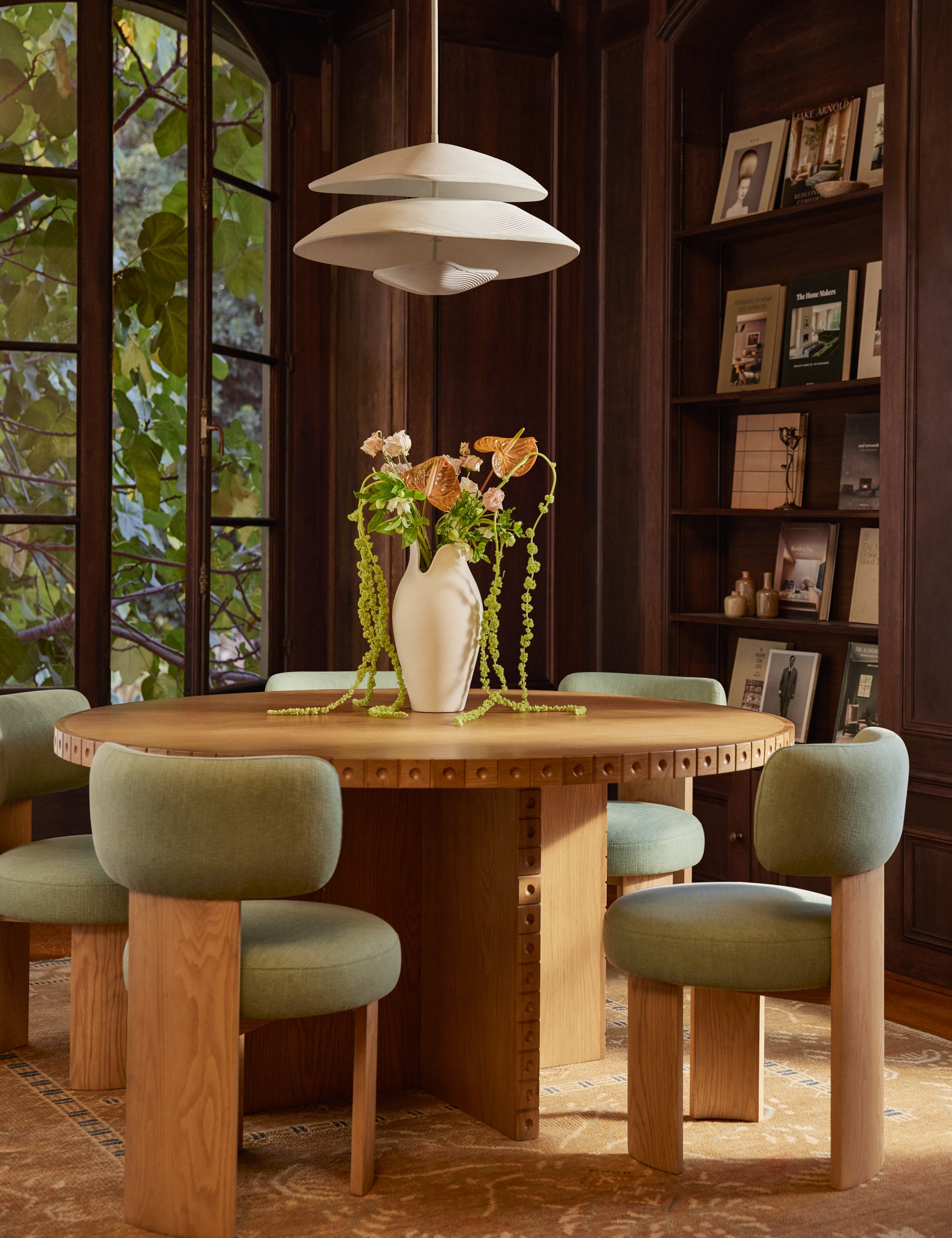 Modern Brisbane Dining Chair - Sturdy Wooden Kitchen Chair with Comfortable Cushion - Perfect for Dining Room, Kitchen, and Breakfast Nook