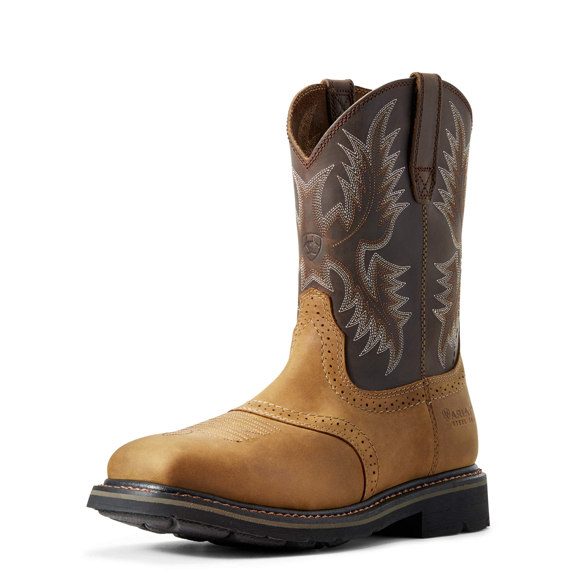 Ariat Quickdraw VentTEK Western Boot for Men - Breathable Mid-Calf Cowboy Boots for Riding, Work & Outdoor Activities