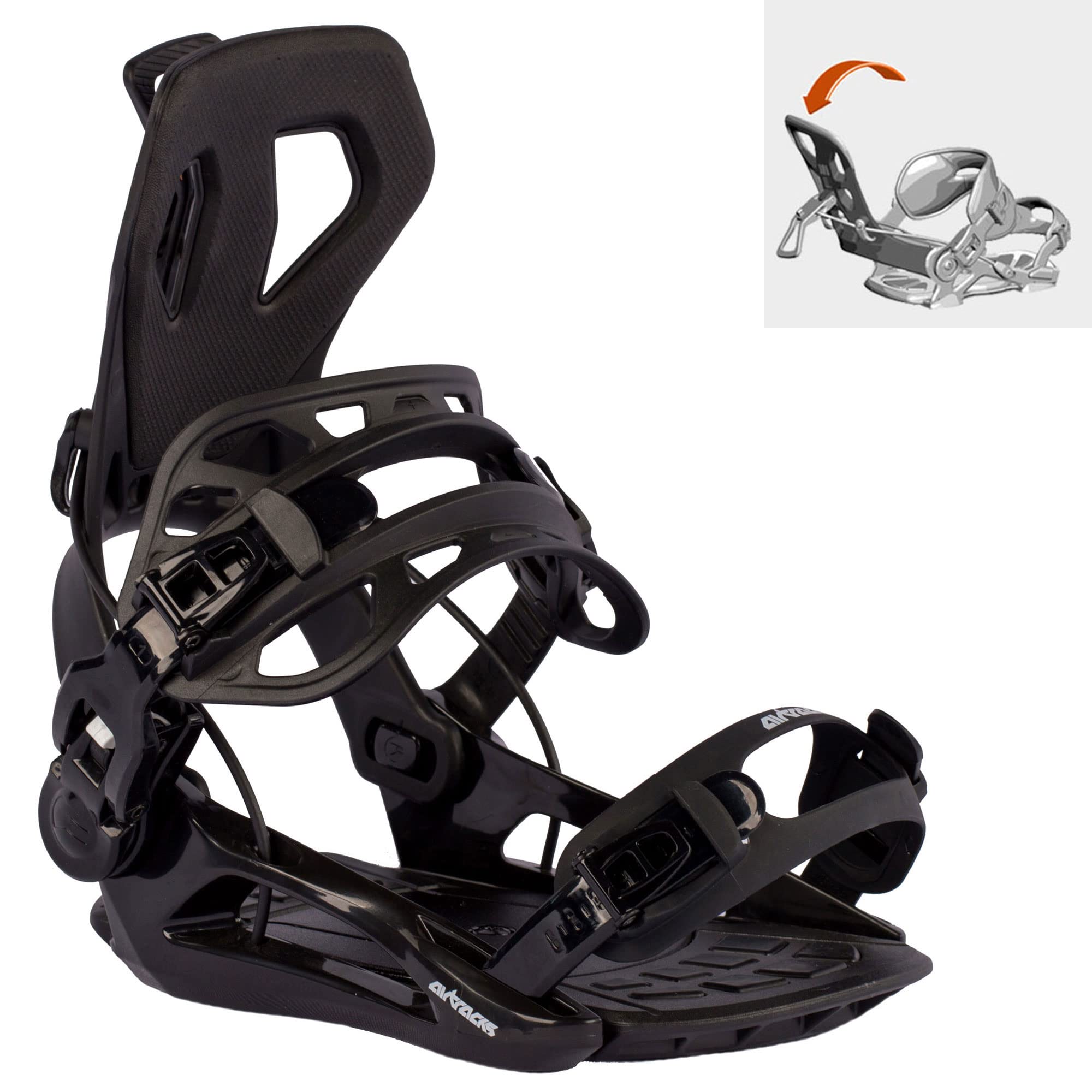 **AIRTRACKS Extra Wide Snowboard Set for Men - 155/159/161/165/168/171 cm with Star/Master Bindings & Carry Bag | Perfect for Freestyle, All-Mountain & Backcountry Riding**