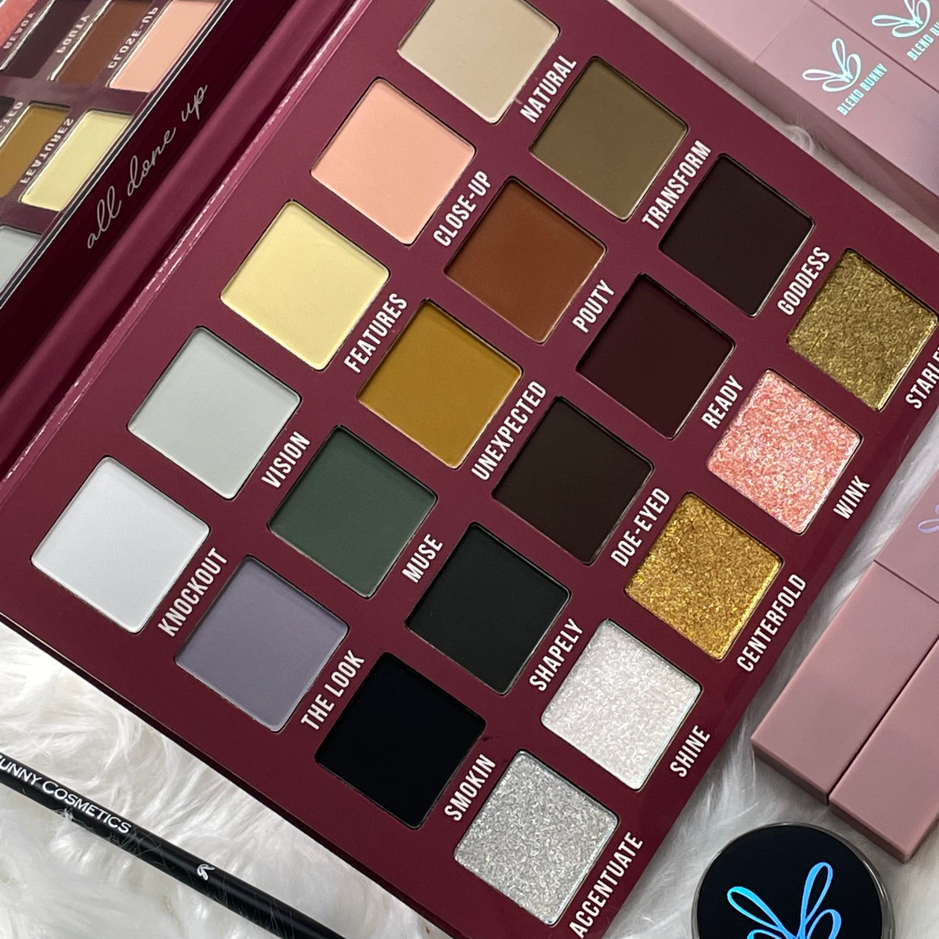 All Done Up Eyeshadow Palette - 12 Highly Pigmented Matte & Shimmer Shades for Day & Night Makeup Looks | Perfect for Parties, Weddings & Everyday Wear