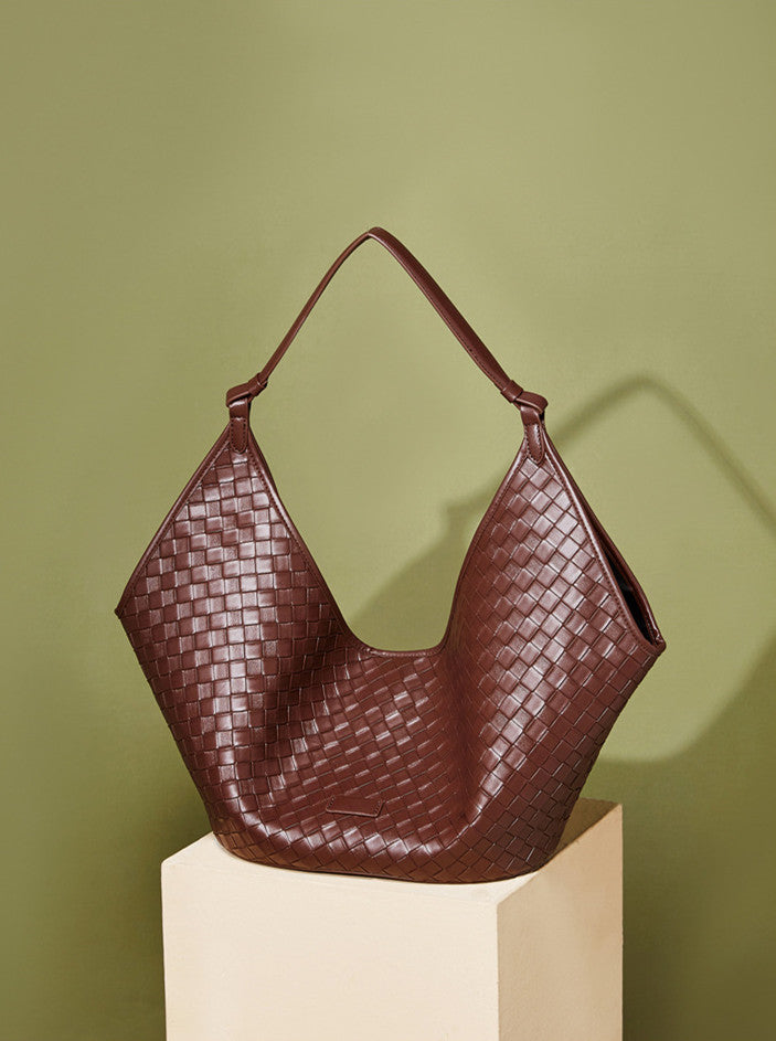 Stylish Commuter Handwoven Shoulder Bag for Women & Men - Eco-Friendly Cotton Crossbody Purse - Perfect for Work, Travel & Daily Use