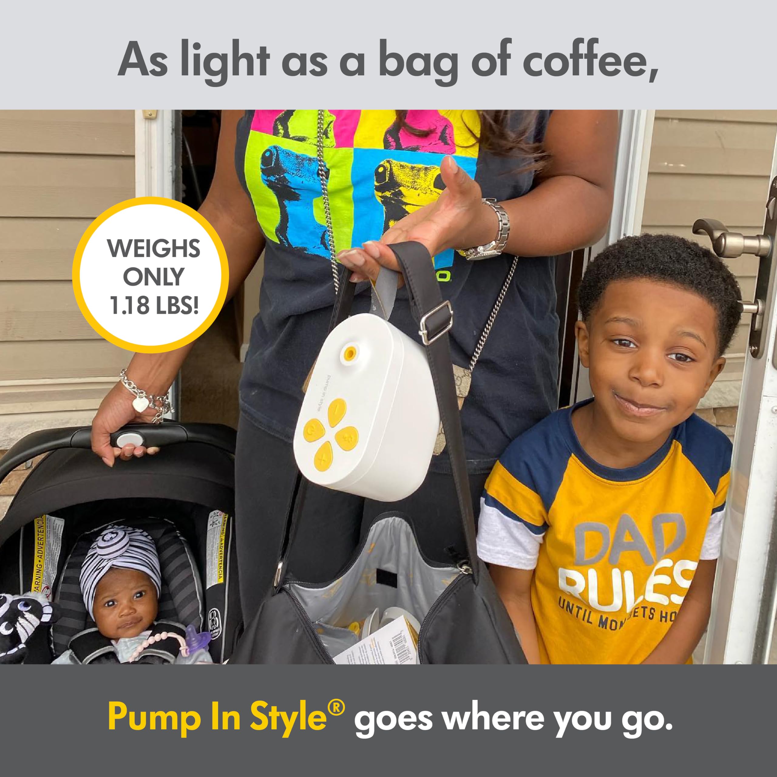 Medela Pump in Style Advanced Breast Pump Starter Kit - Double Electric Breast Pump with 4 Bottles & Accessories for Comfortable Breastfeeding at Home or Work