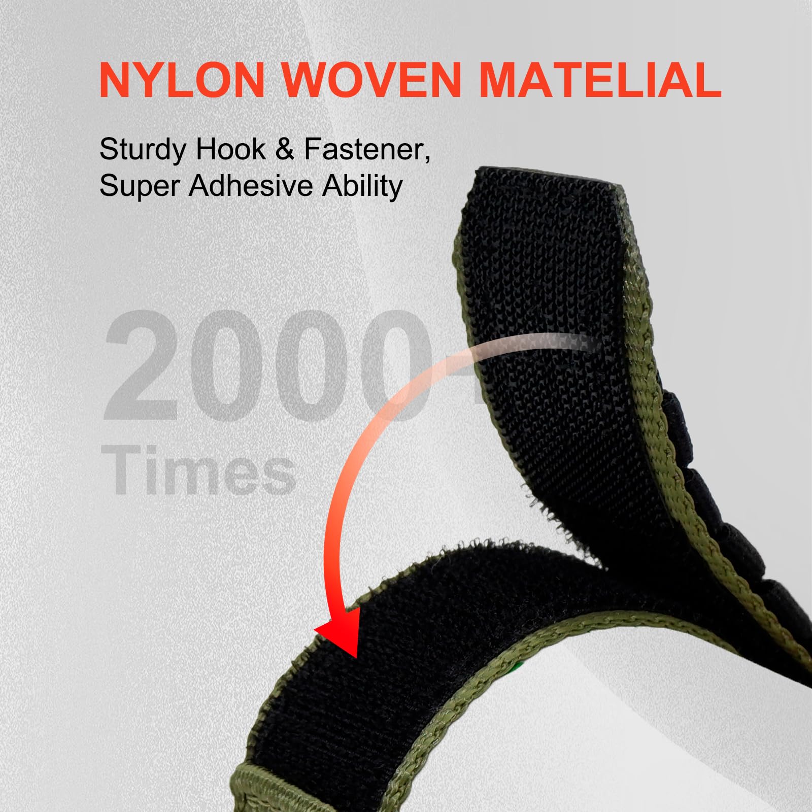 22mm Military Braided Nylon Solo Loop Watch Band for Garmin Fenix 5/5 Plus/6/6 Pro/7, Forerunner 935/945/955/965 & Approach S60/S62 - Durable Comfort for Running, Hiking & Outdoor Adventures