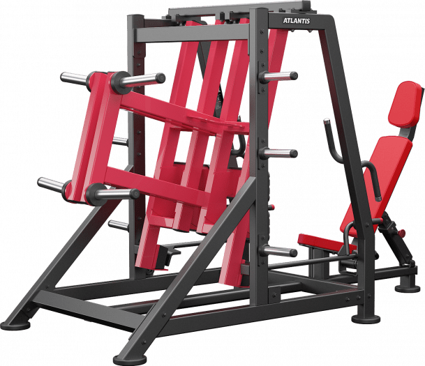 ATLANTIS Unilateral Leg Press Machine - Heavy Duty Gym Equipment for Home & Commercial Use - Perfect for Leg Workouts, Strength Training & Muscle Building