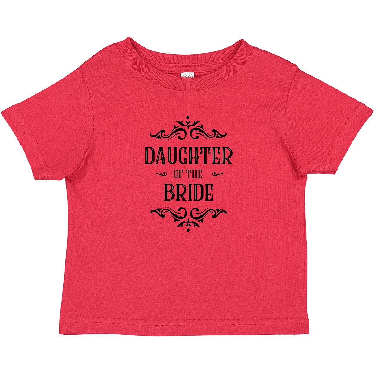 Inktastic Daughter of The Bride Toddler T-Shirt - Cute Flower Girl Outfit for Weddings & Special Occasions
