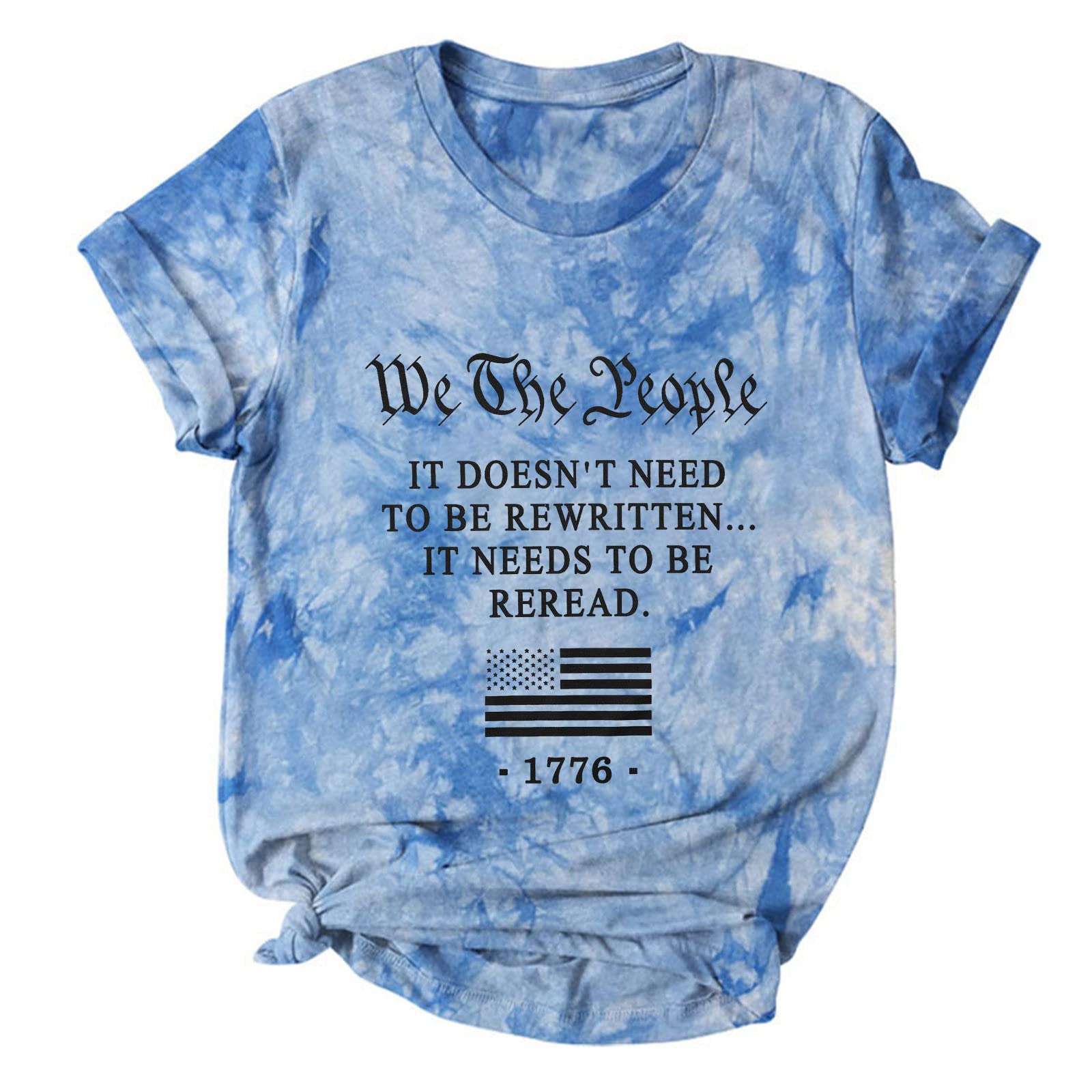 Trendy Tie Dye T-Shirt for Women & Juniors - Soft Short Sleeve Summer Top | Casual Loose Fit Funny Graphic Tee for Teen Girls | Perfect for Beach, Music Festivals & Everyday Wear