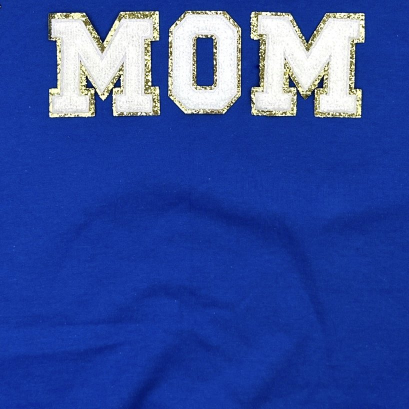 Baseball Mom Chenille Patch Sweatshirt - Comfortable Pullover for Baseball Moms - Perfect for Games, Practices & Team Spirit