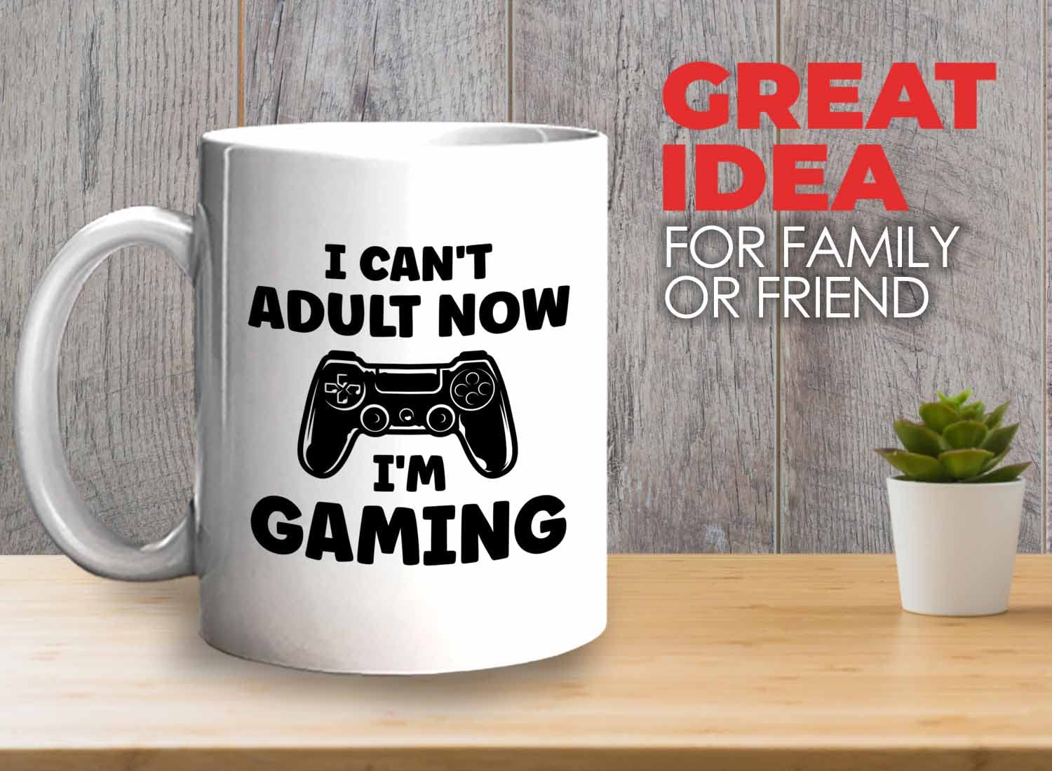 Bubble Hugs 11oz White Gaming Coffee Mug - Funny 'Now I'm Gaming' Design for Video Game Lovers - Perfect Gift for Console Gamers, Multiplayer & Shooting Game Enthusiasts - Great for Gaming Sessions, Office Use & Geek Decor