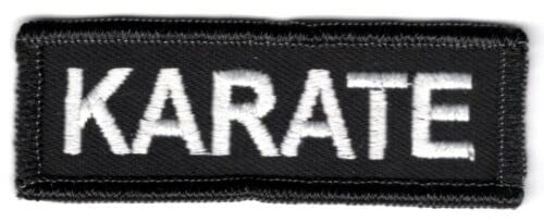 Karate Martial Arts MMA Iron On Patch - Embroidered Badge for Jackets, Hats & Backpacks - Perfect for Sports Uniforms, Gym Bags & Cosplay Costumes