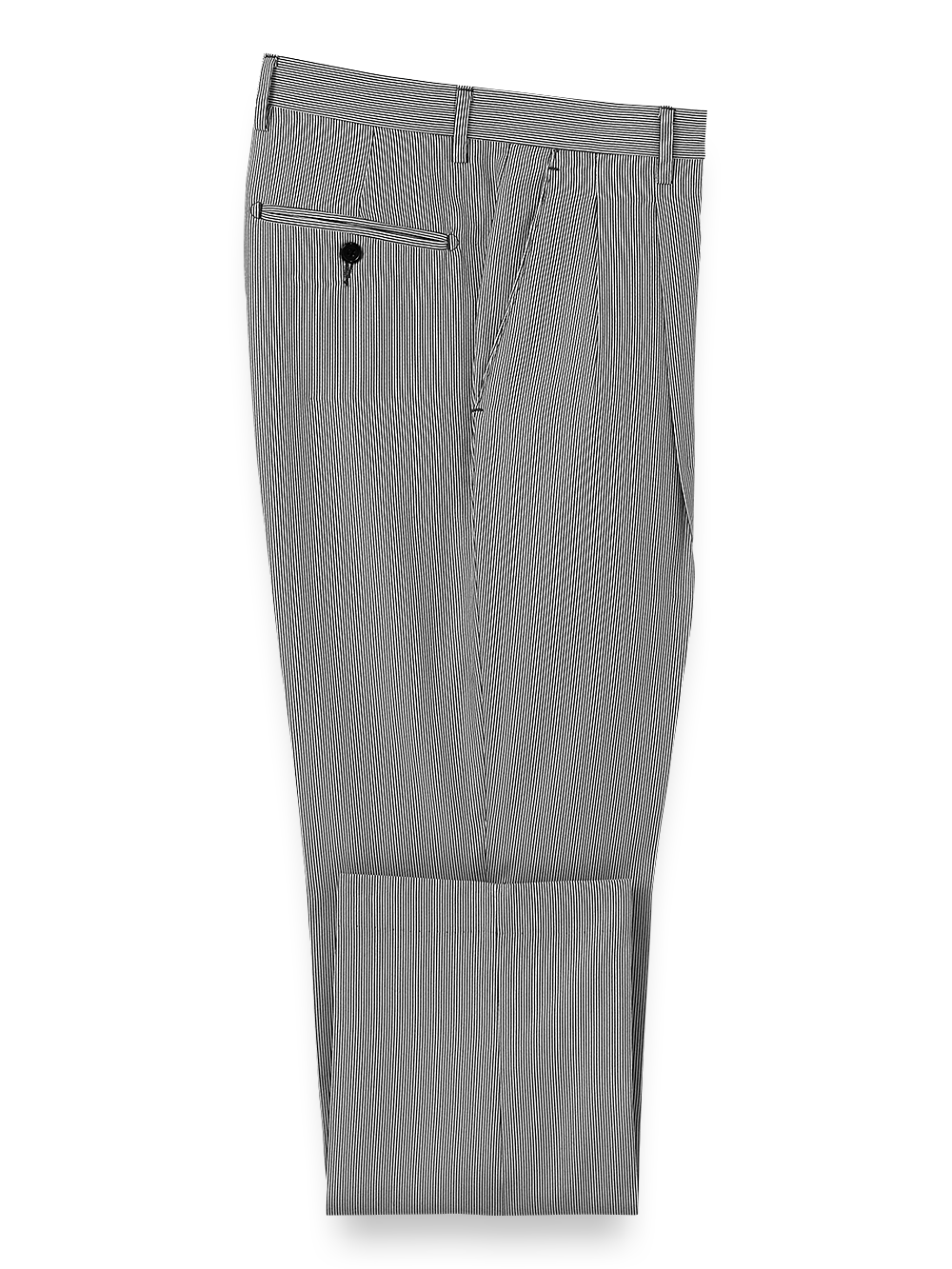 Stylish Pinstripe Pleated Pants for Men & Women | Black Stripe Formal Trousers | Perfect for Office, Business Meetings & Special Occasions