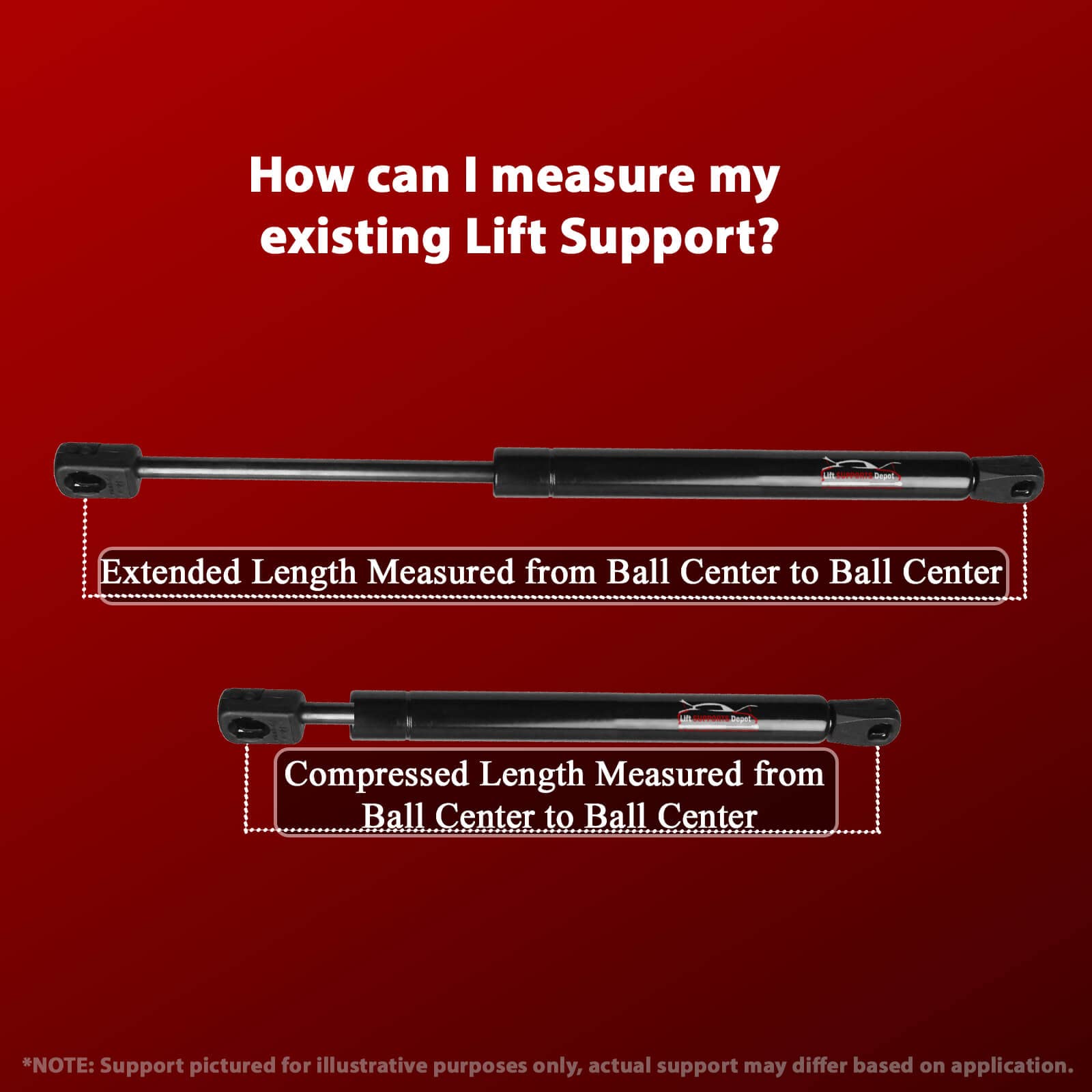 Toyota Land Cruiser 1991-1997 & LX450 1996-1997 Liftgate Tailgate Lift Support Shocks Struts - Pair (2) - Heavy Duty Gas Springs for Smooth Hatch Operation - Perfect for Off-Road Adventures and Daily Use