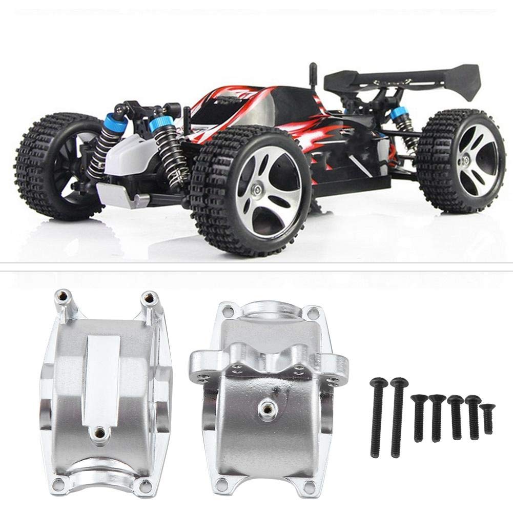 Dilwe Metal RC Center Gear Box Mount for WLtoys A959 A979 A969 1/18 Scale RC Cars - Silver | Durable Upgrade Part for Off-Road Racing & RC Car Maintenance