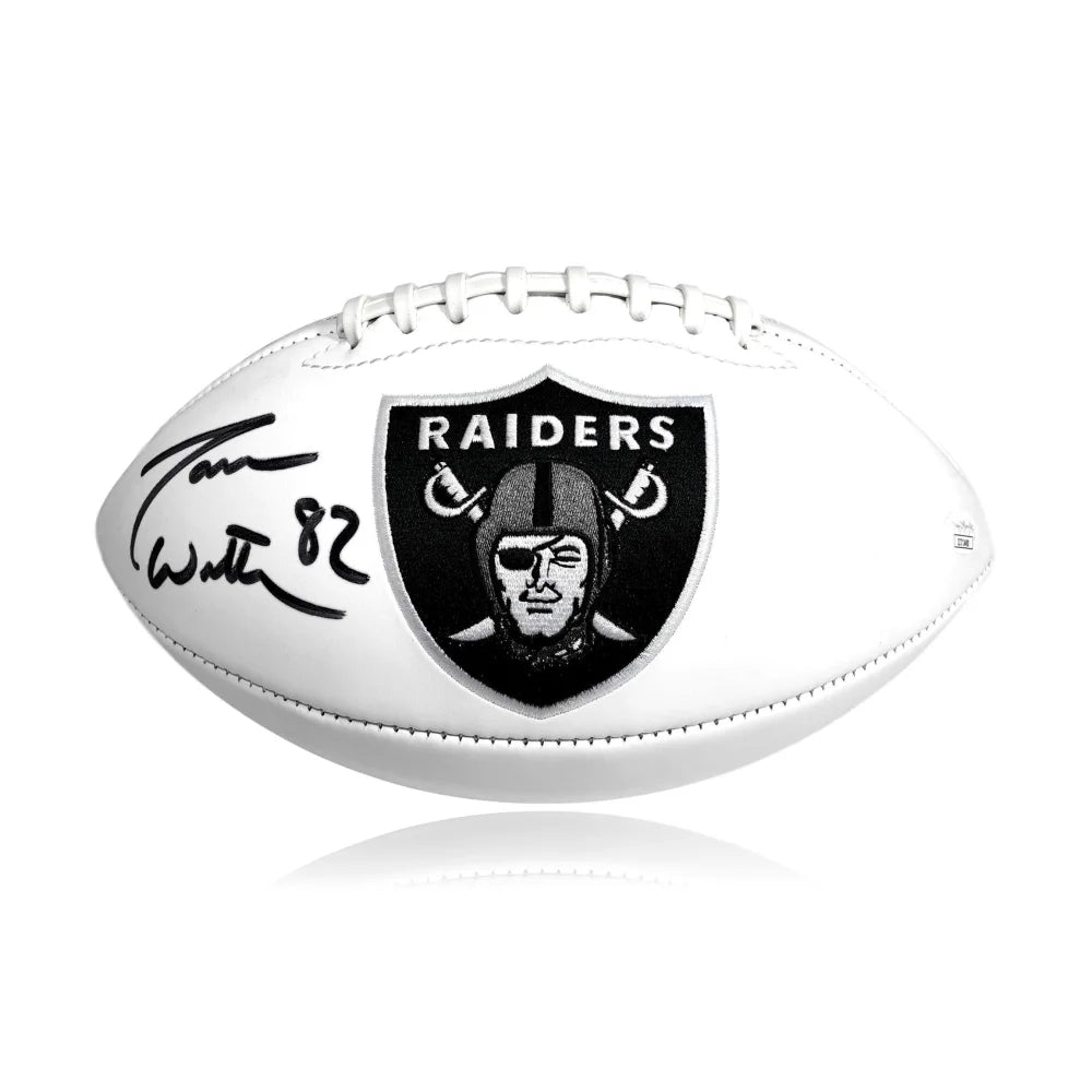 Jason Witten Autographed Las Vegas Raiders White Logo Football - Certified JSA COA - Perfect for NFL Memorabilia Collections & Sports Fan Gifts