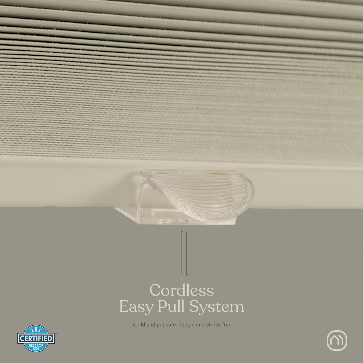 Premium Blackout Cellular Shades - Cordless Honeycomb Blinds for Windows with 1.5