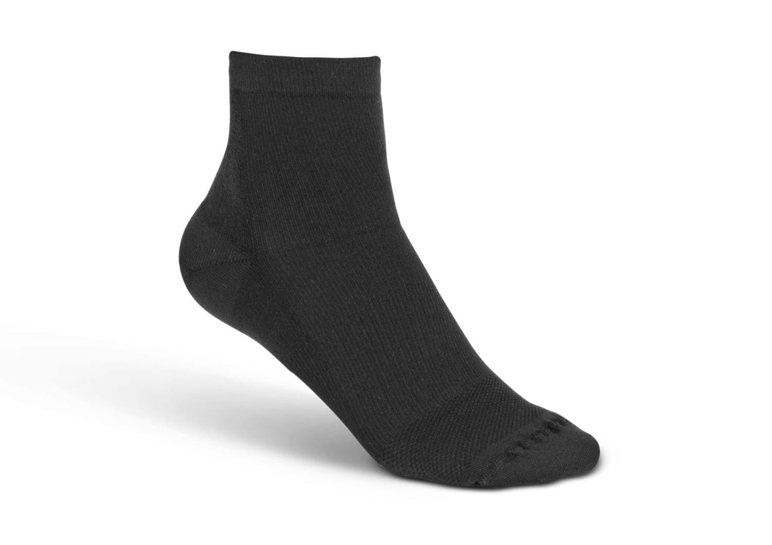 15-20 mmHg Compression Ankle Socks for Women & Men - Black - Ideal for Running, Travel & Varicose Vein Relief
