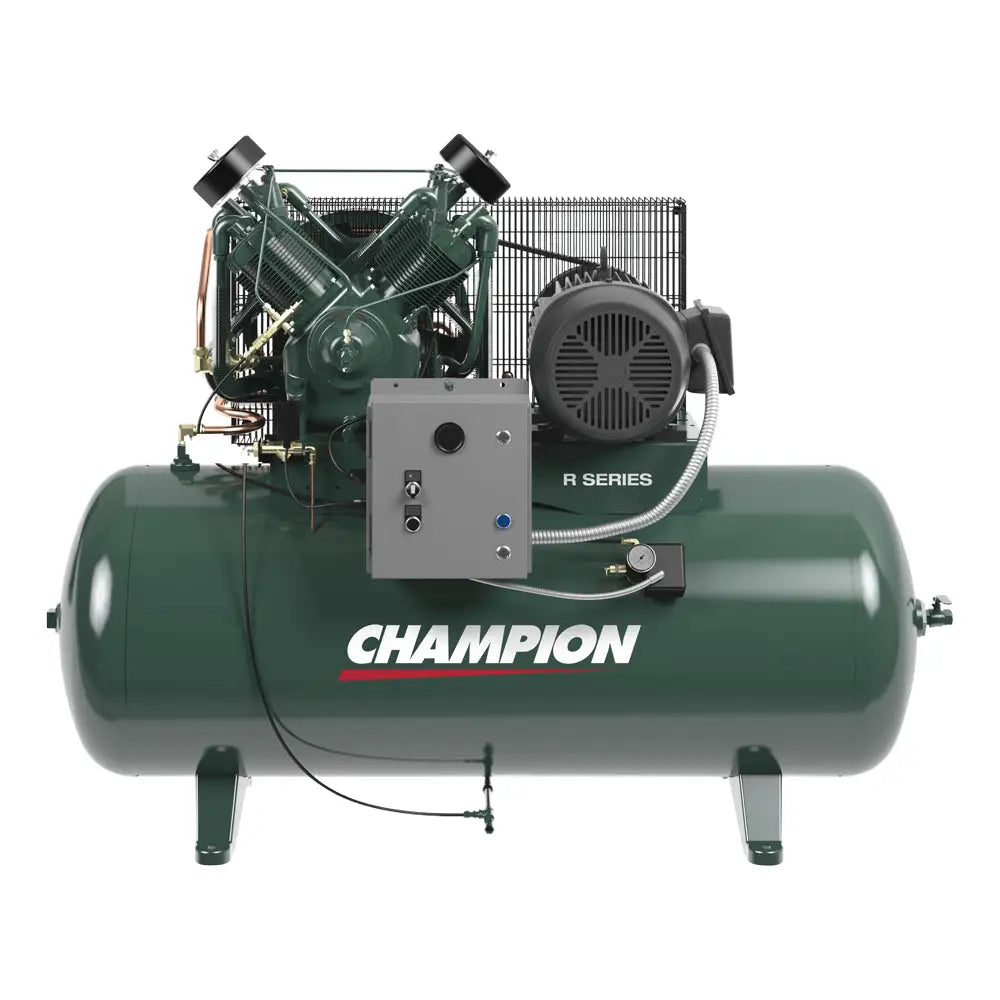 Champion HR15F 8R Series 15 HP 80 Gallon Industrial Air Compressor - Powerful & Durable for Auto Shops, Construction & Manufacturing