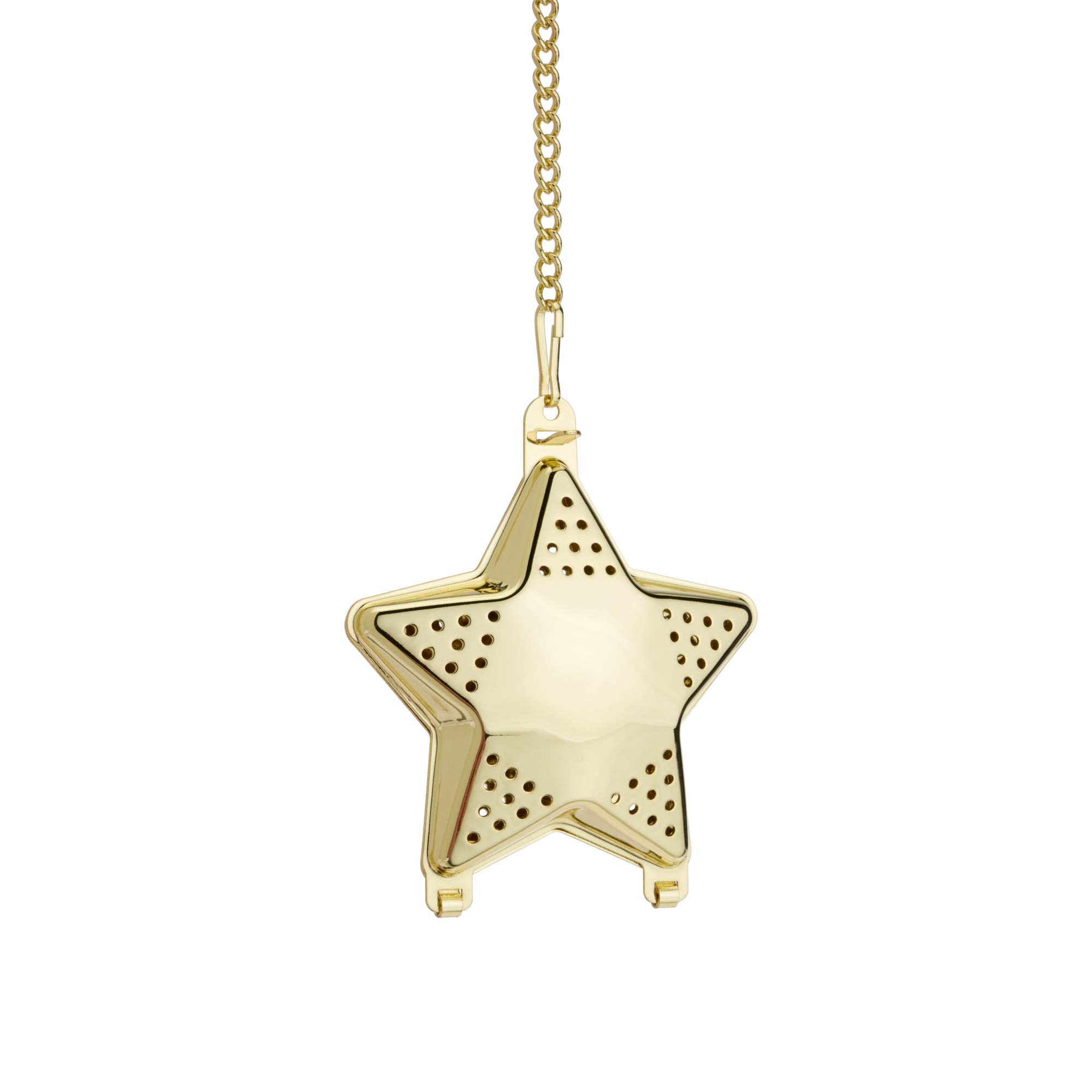 Pinky Up Star Shaped Tea Infuser - Reusable Stainless Steel Loose Leaf Tea Strainer with Handle - Perfect for Brewing Herbal, Green & Black Tea at Home or Office