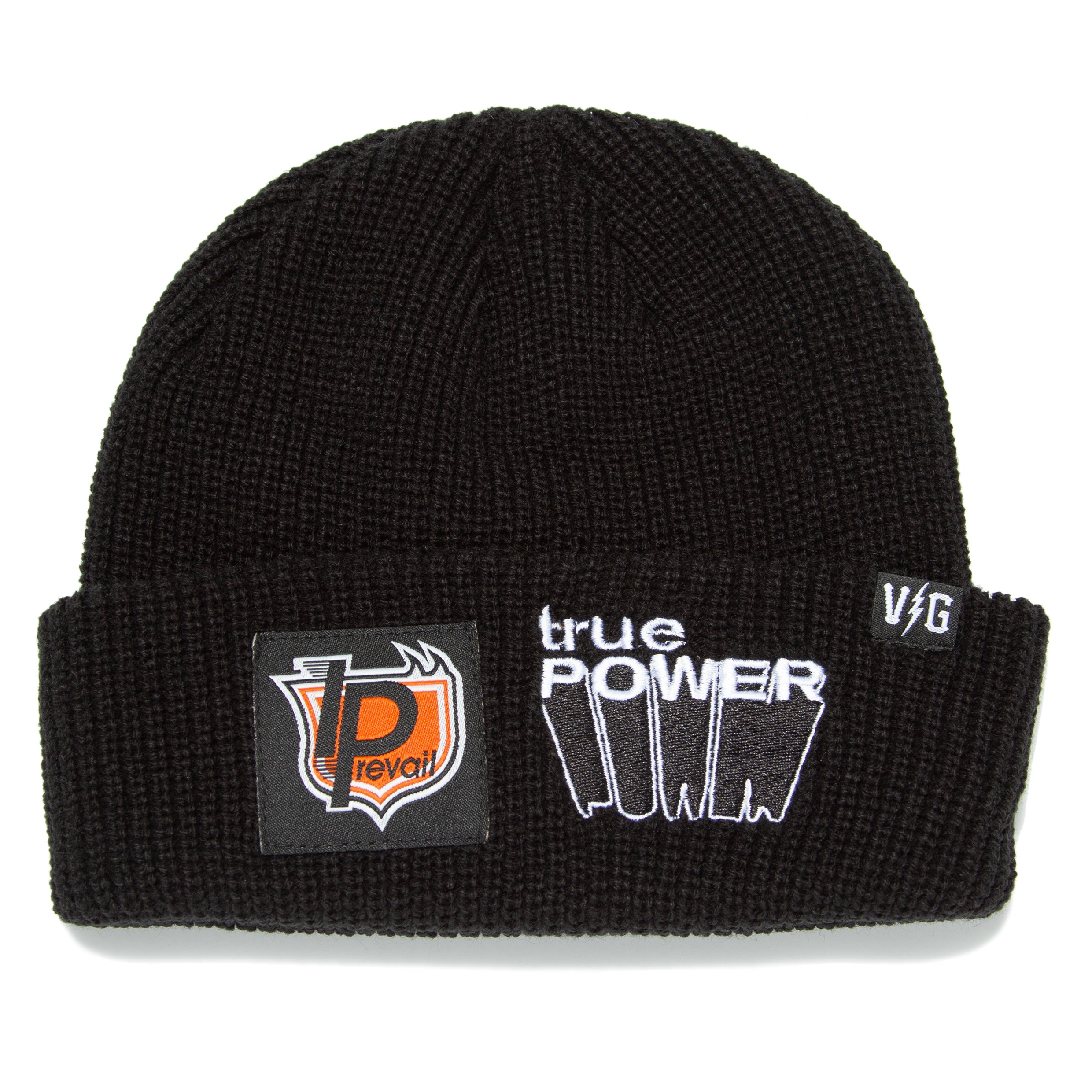 I Prevail x VG True Power Cuff Beanie - Official Band Merch - Unisex Winter Hat for Music Fans & Outdoor Activities