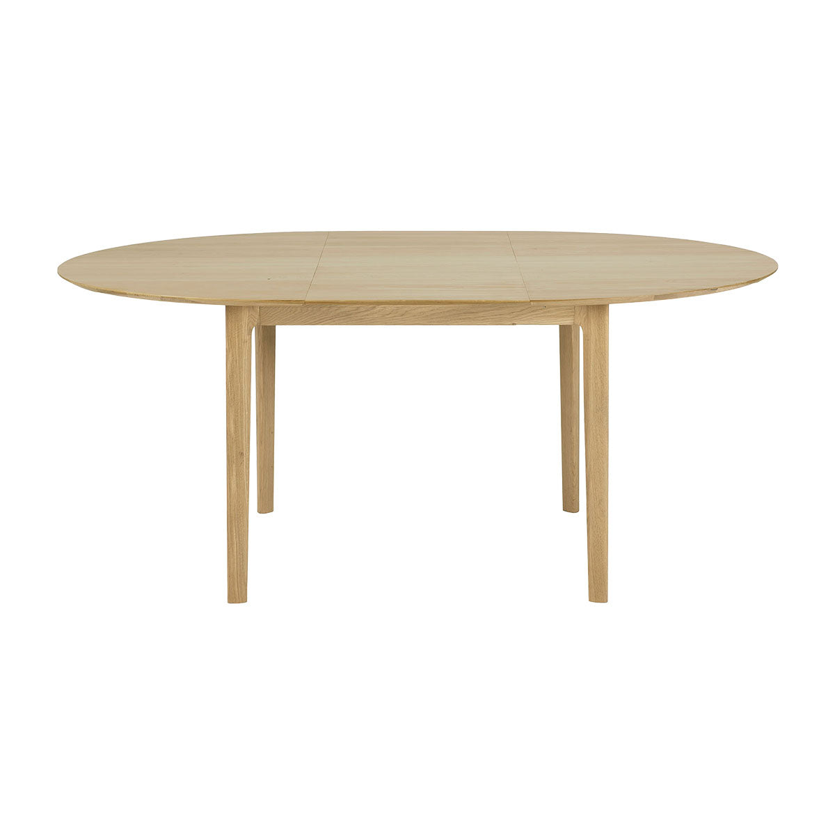 Extendable Round Dining Table - Expandable Wooden Kitchen Table for 4 to 8 People - Perfect for Small Spaces, Family Dinners & Entertaining Guests