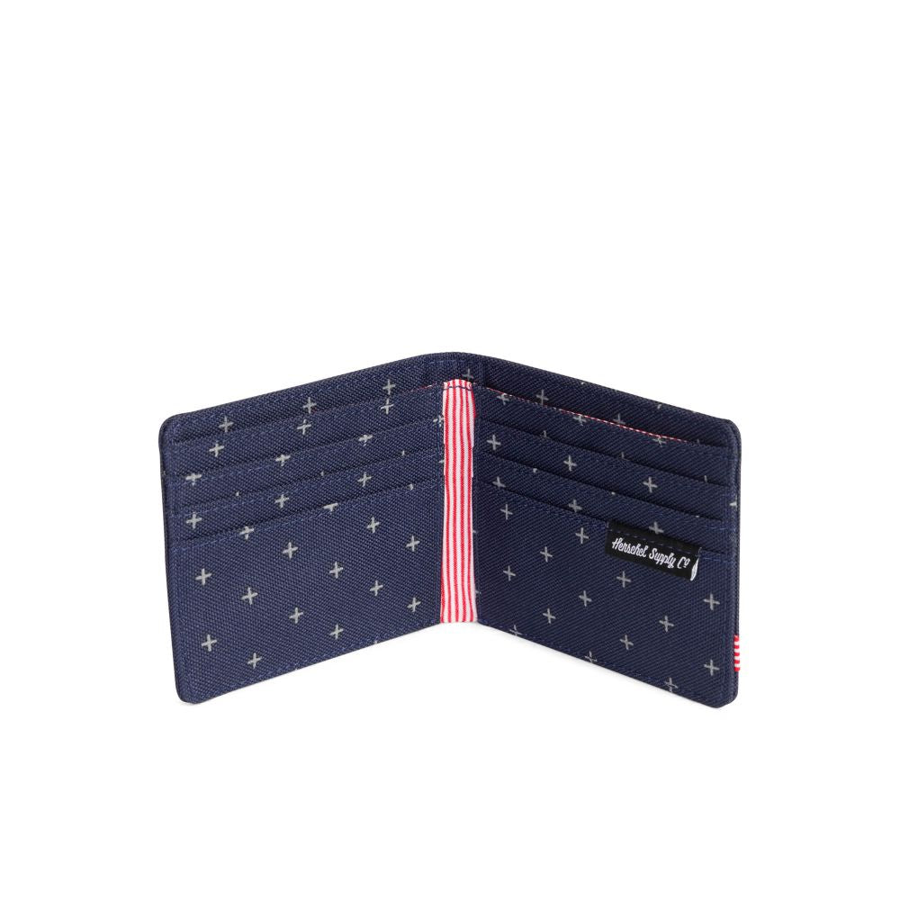 Herschel Roy RFID Blocking Leather Wallet for Men - Slim Bifold Credit Card Holder with ID Window - Perfect for Travel, Business & Everyday Use