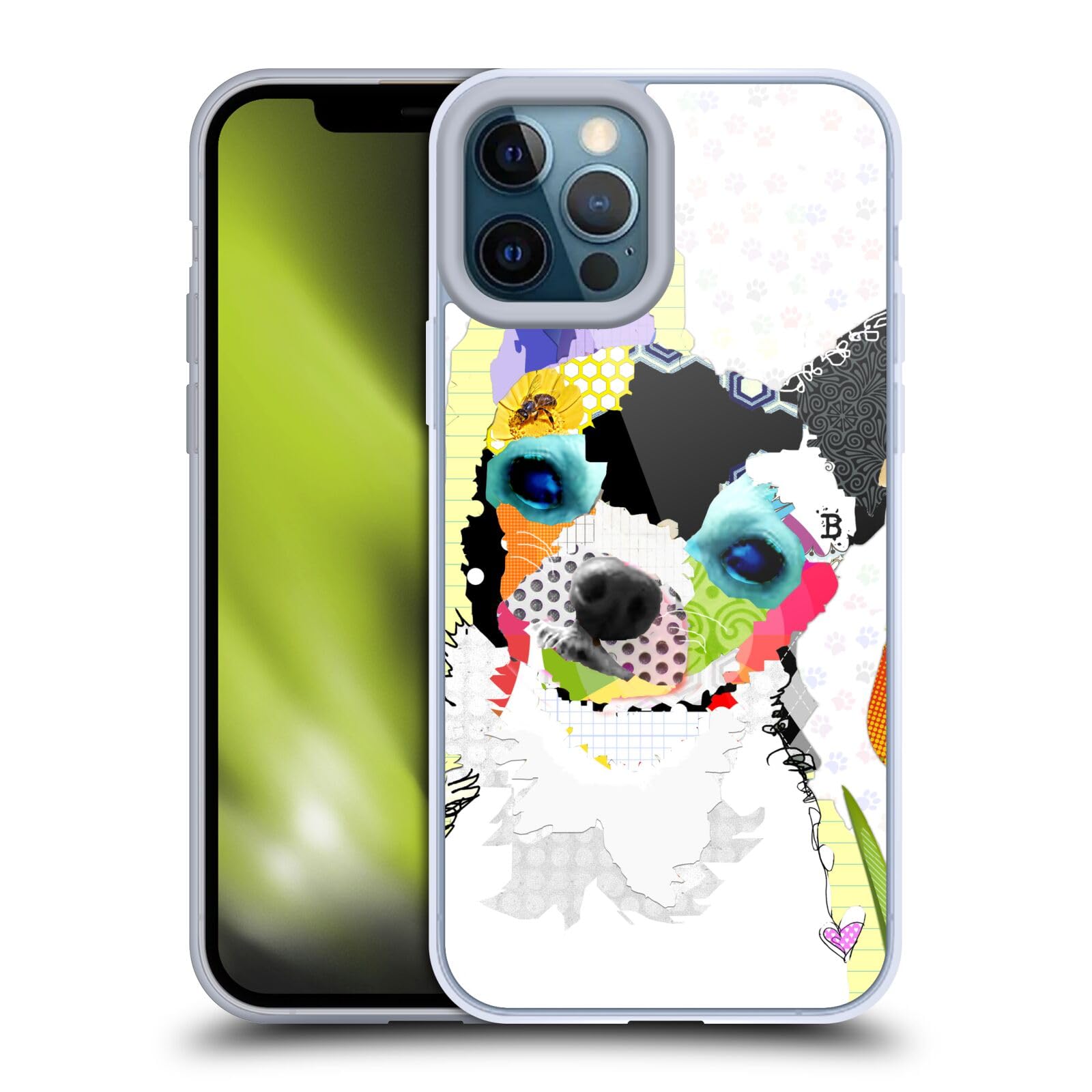 Officially Licensed Michel Keck Chihuahua Dogs 2 Soft Gel Phone Case for Apple iPhone 12 Pro Max - Cute Pet Lover Accessory for Daily Use, Work & Travel Protection