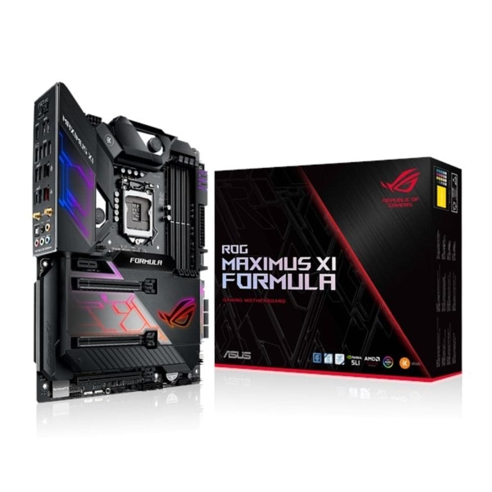 ASUS ROG Maximus XI Formula Z390 ATX Gaming Motherboard - LGA 1151 Socket, DDR4, WiFi, 3-Year Warranty - Perfect for High-End PC Builds & Extreme Gaming Rigs