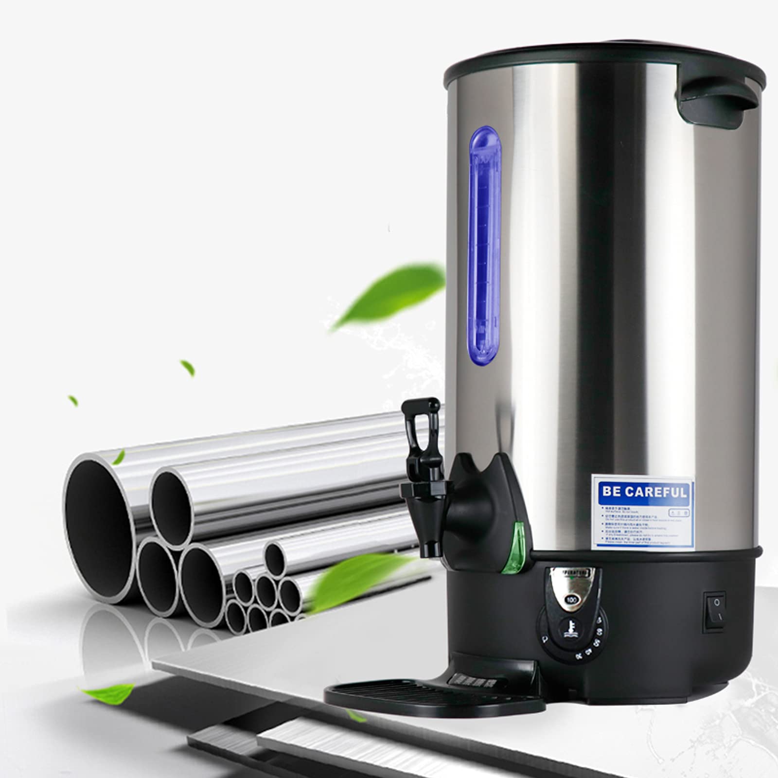 19.6L Commercial Electric Water Boiler - Stainless Steel Hot Water Dispenser & Boiling Bucket for Coffee Shops, Milk Tea Stores, Restaurants - Perfect for Brewing, Food Prep & Beverage Service