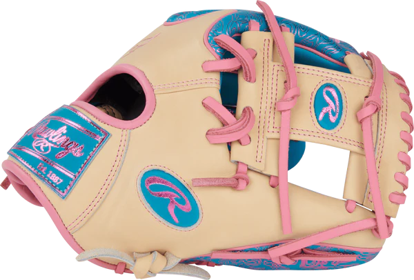 Rawlings Heart of the Hide PROR204W 2TEC Baseball Glove - 11.5 Inch Infield Glove for Adults, Premium Leather, Vibrant Color - Perfect for Baseball Practice, Games & Fielding Training