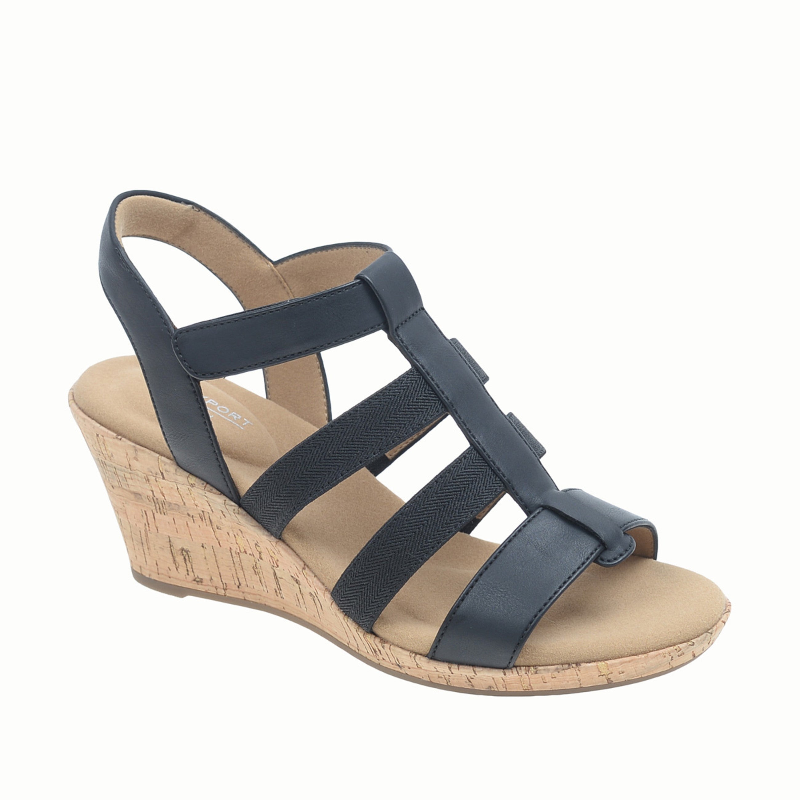 Women's Blanca Comfortable Elastic T-Bar Sandals - Breathable Summer Casual Shoes for Beach, Walking & Outdoor Activities