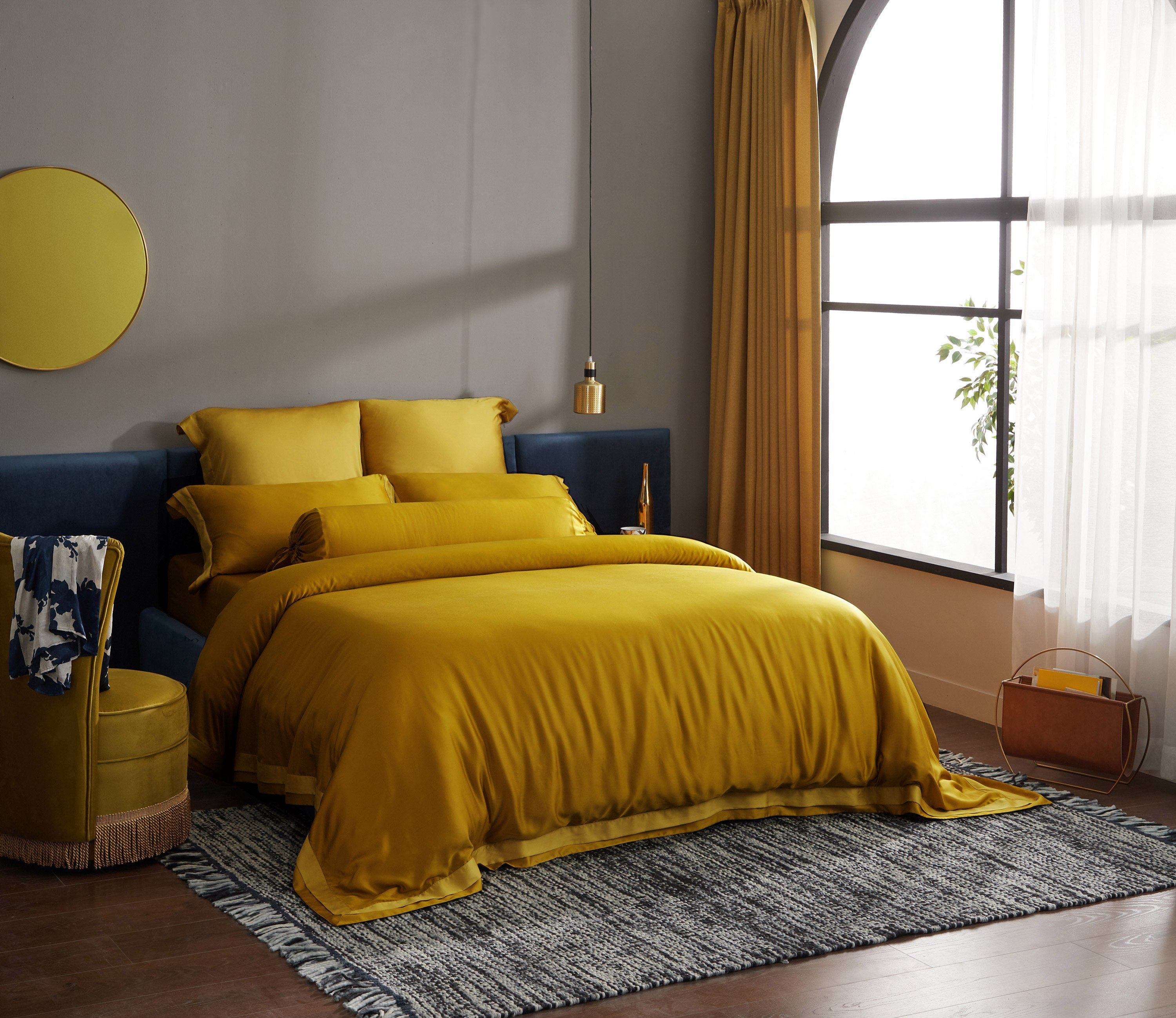 Premium TENCEL™ LF Imperatore Medallion Quilt Cover Set - Luxury Bedding for Master Suite & Guest Rooms - Breathable & Hypoallergenic Queen/King Size Duvet Cover