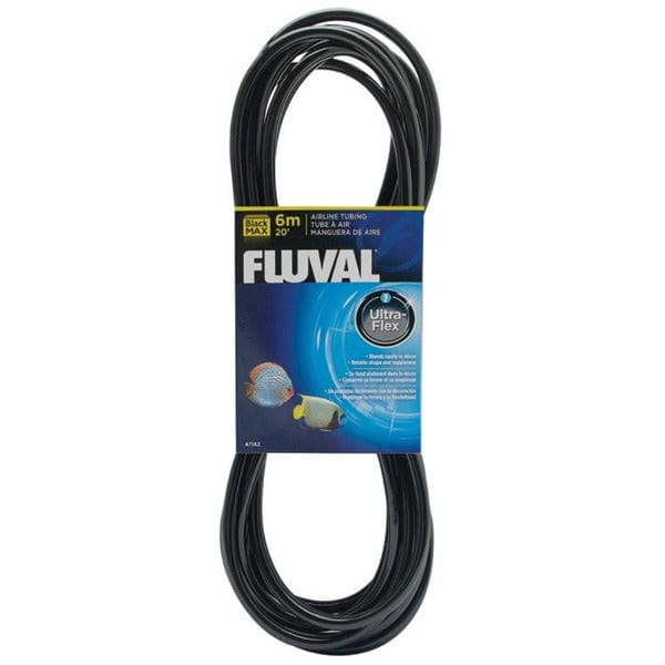 Fluval Black MAX Airline Tubing - High-Quality Aquarium Air Pump Tubing for Fish Tanks, Oxygen Supply, and Air Stones - Durable, Flexible, and Kink-Resistant for Reliable Airflow in Freshwater and Saltwater Aquariums