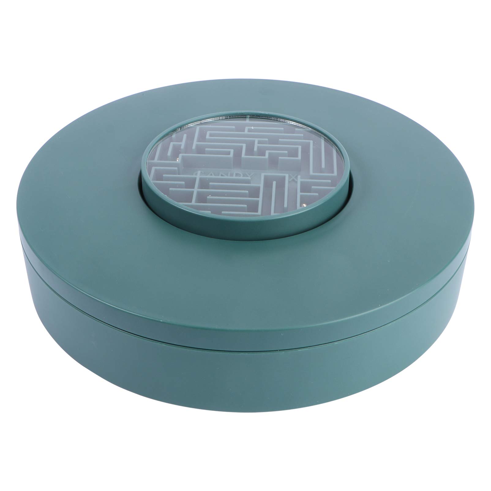 YARNOW Snack Serving Tray with Lid - 12 Compartment Maze Puzzle Box for Nuts, Dried Fruits, Candies & Crackers - BPA-Free Food Storage Container (Random Color) - Perfect for Parties, Picnics & Office Snacks