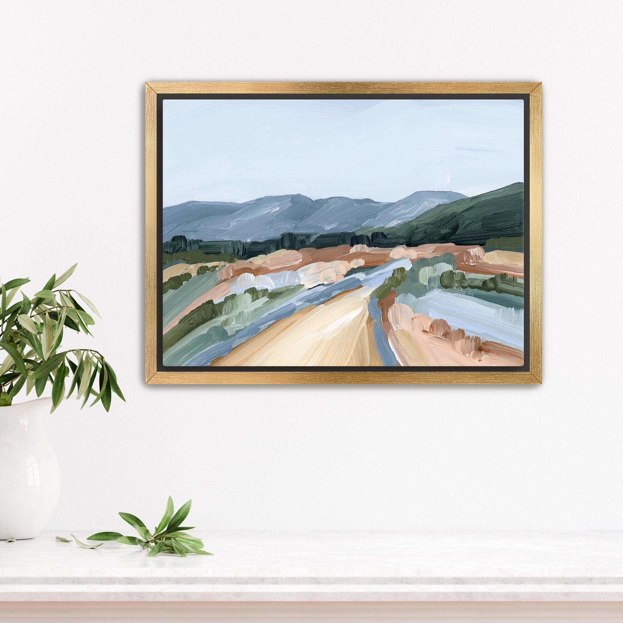 At Altitude Art Print - Mountain Landscape Wall Decor for Living Room, Bedroom & Office - Perfect for Home & Office Decoration