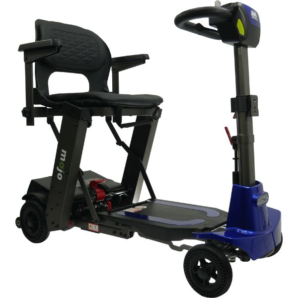 MOJO Automatic Folding Scooter - Lightweight & Portable Mobility Scooter for Adults & Seniors - Perfect for Travel, Shopping & Outdoor Adventures
